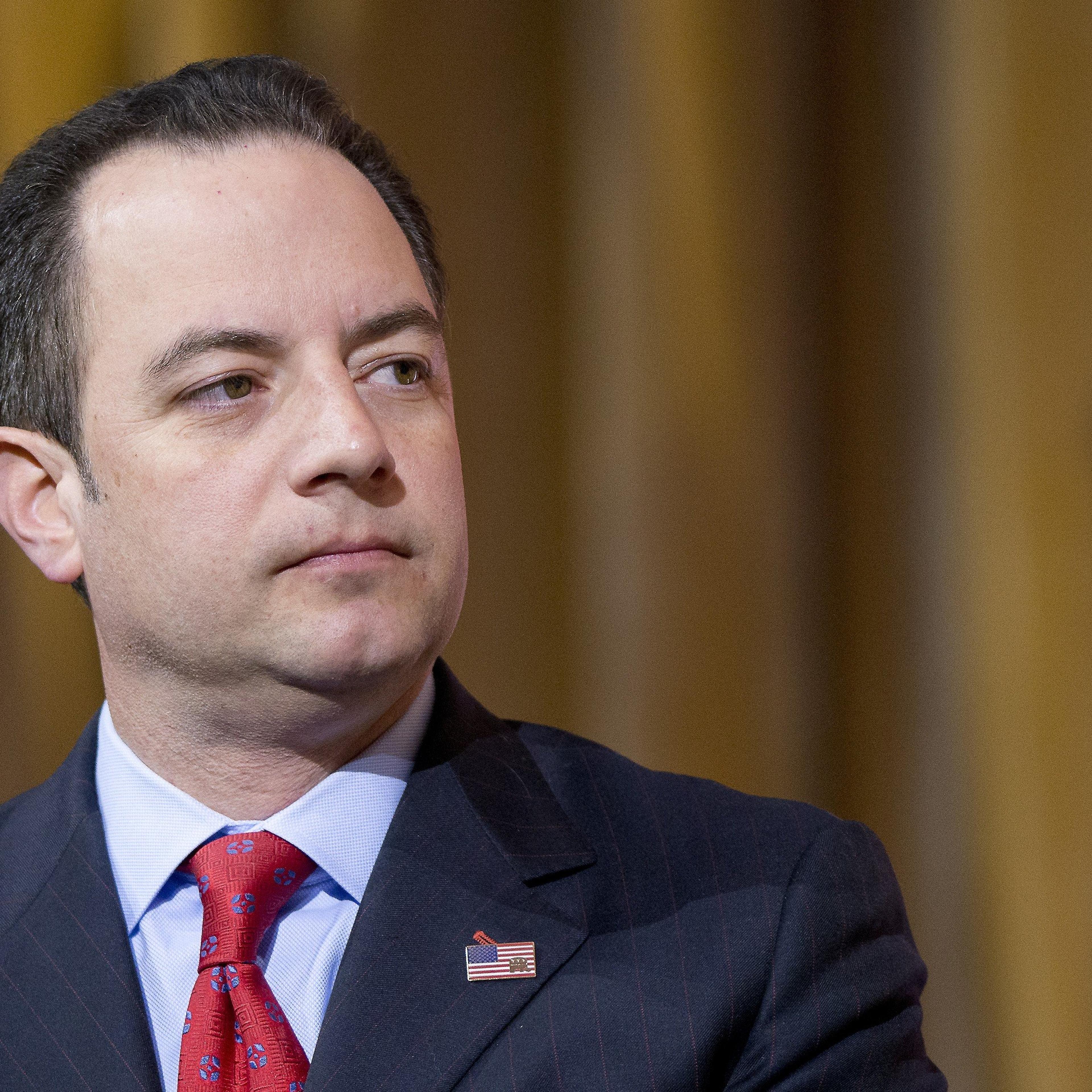 Reince Priebus, Chairman of the Republican National Committee, participates on a panel at the Conservative Political Action Conference at the Gaylord National at National Harbor, Md.