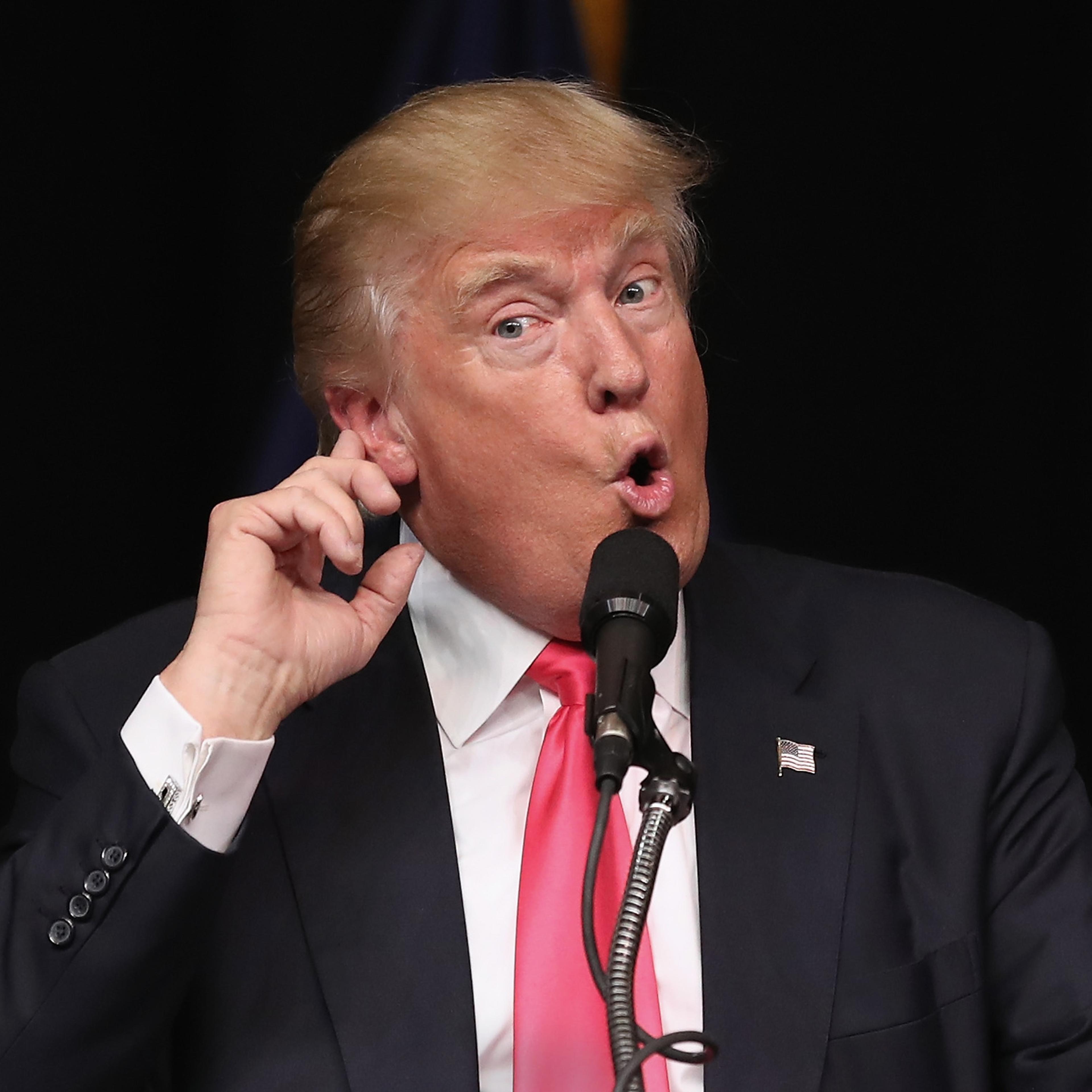 Donald Trump And Mike Pence Hold Town Hall In Scranton, PA