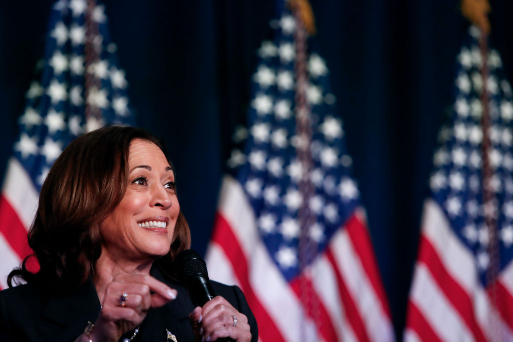 Vice President Harris Holds Campaign Event In Kalamazoo, Michigan