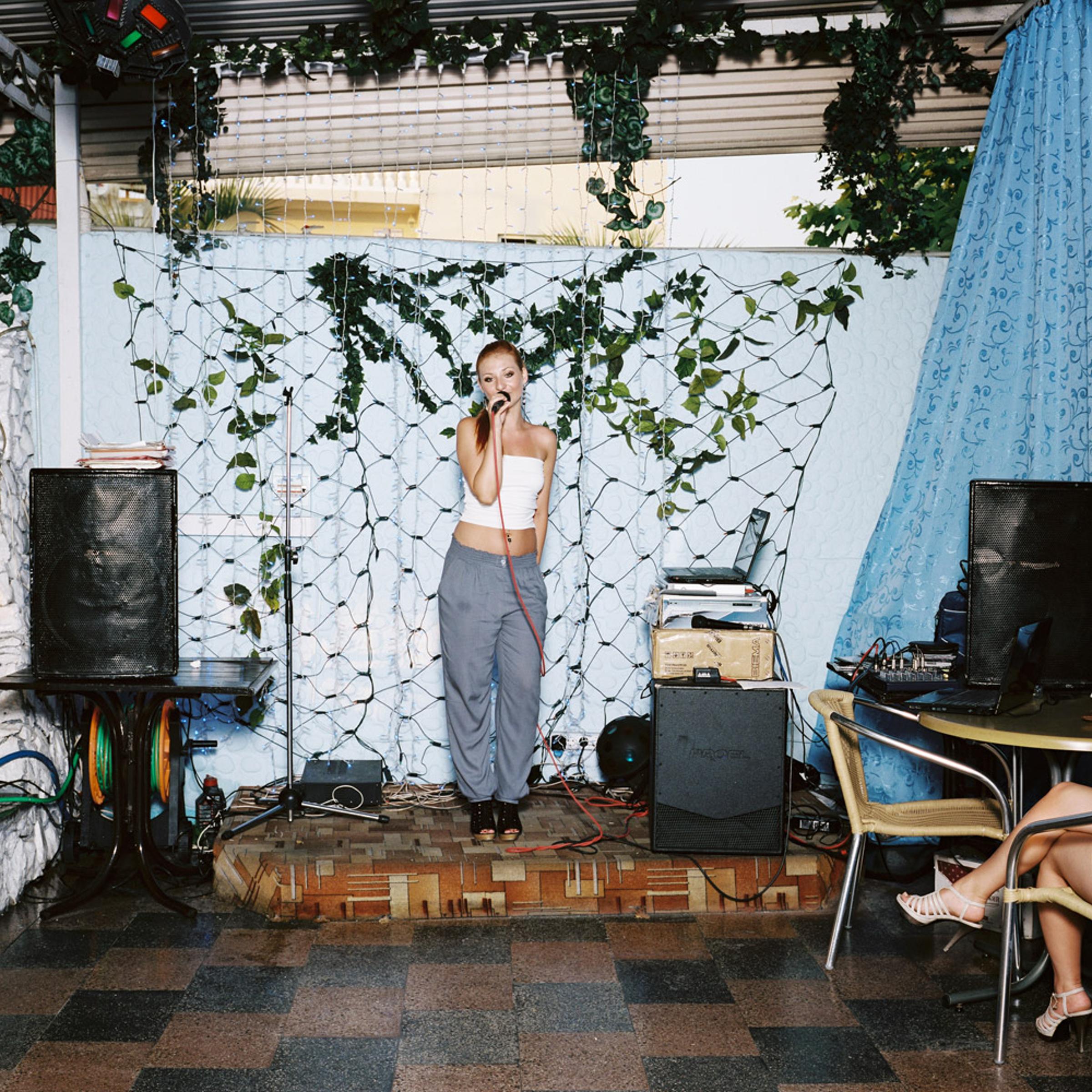 Irina Hodus sings <i>Vspominay menya</i> ("Remember me")<br><br>
Volna restaurant, Adler.