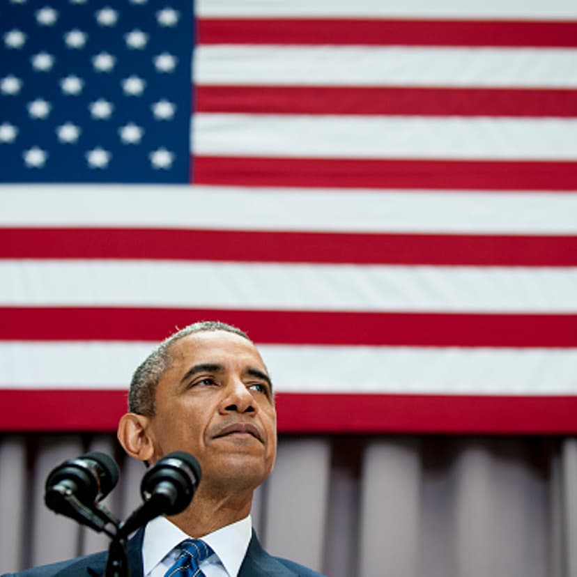 President Barack Obama speaks about the Iran nuclear agreement August 5, 2015 at American University in Washington, DC. Obama is pushing for congress to appove the nuclear deal reached with Iran.