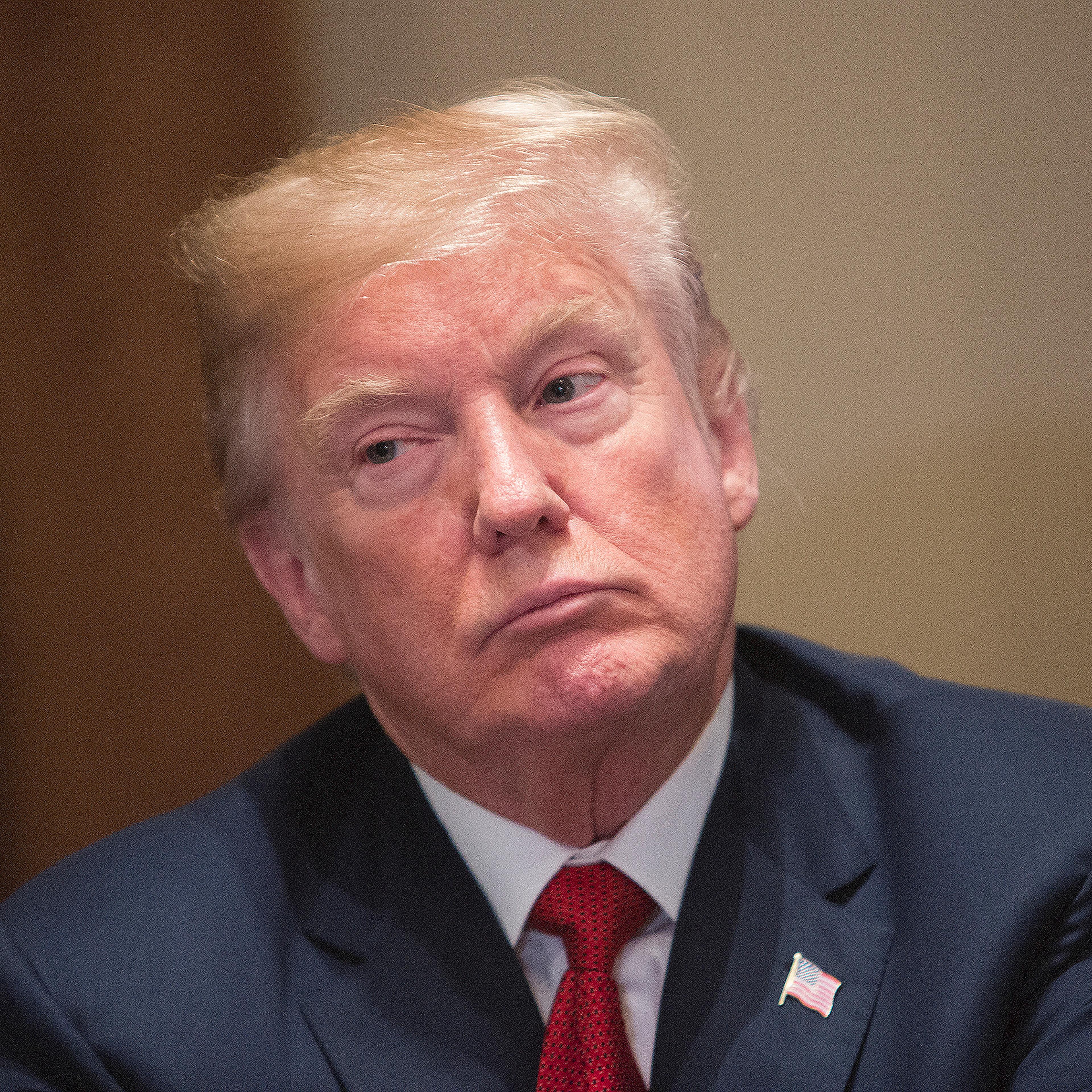 U.S. President Donald Trump Hosts Law Enforcement Round Table On MS-13