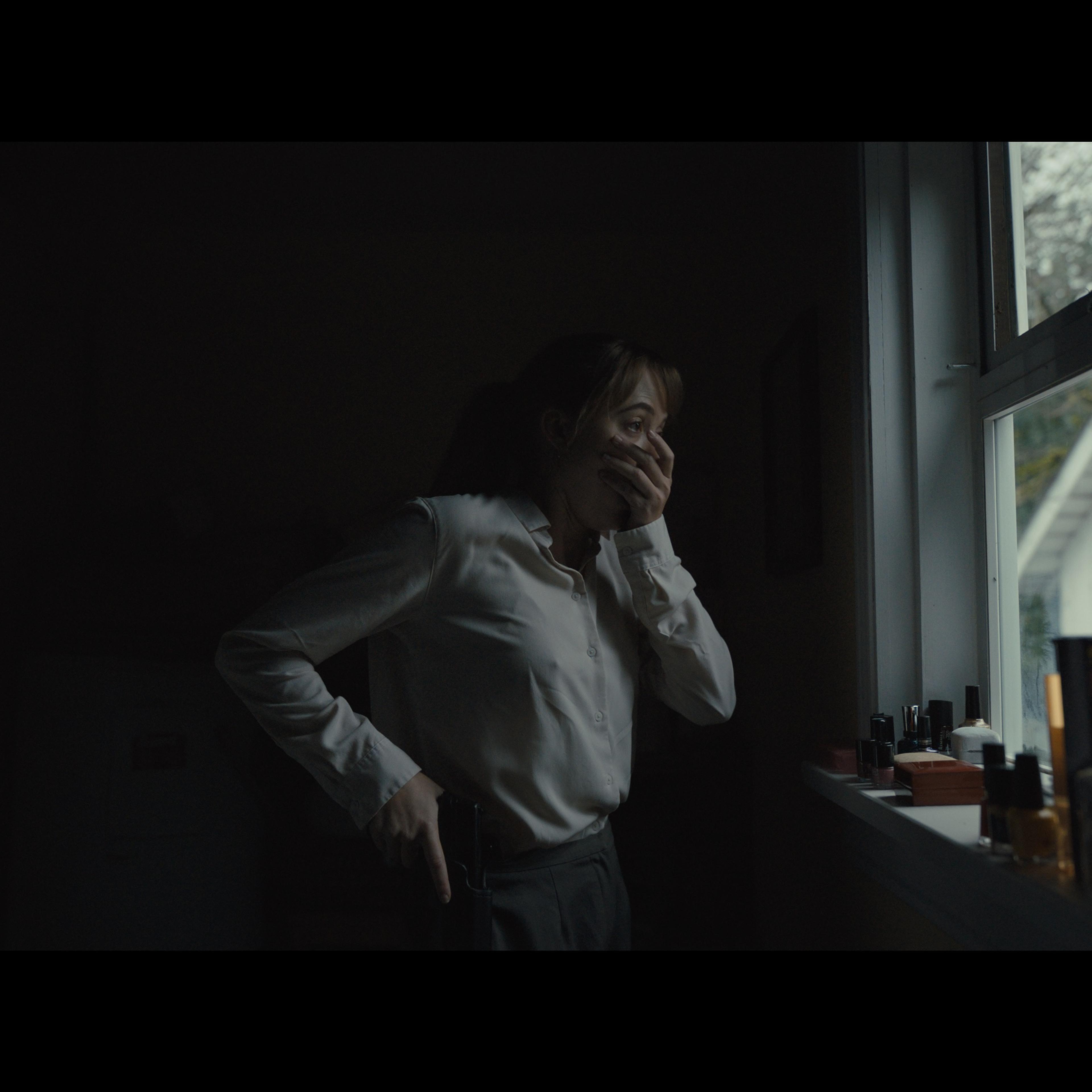 Maika Monroe as Lee Harker in 'Longlegs'