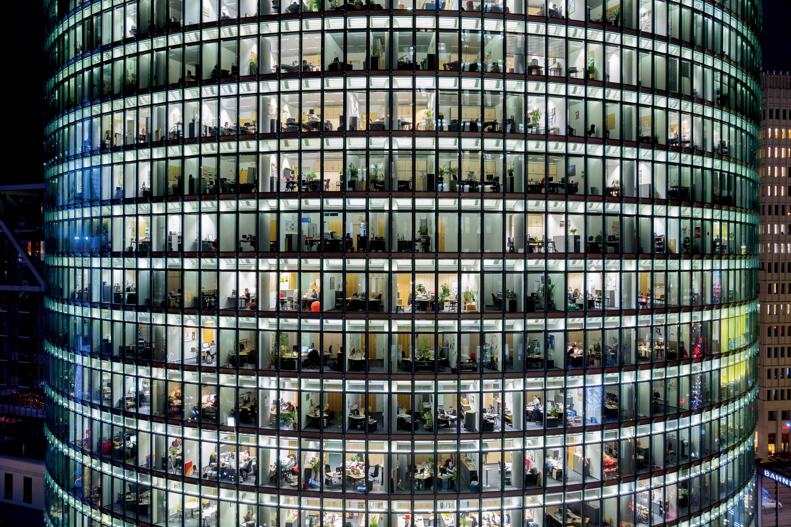 From the March issue of National Geographic magazine: Berlin The Sony Center in Berlin stands in the high-sheen Potsdamer Platz, where the Wall had split the city.