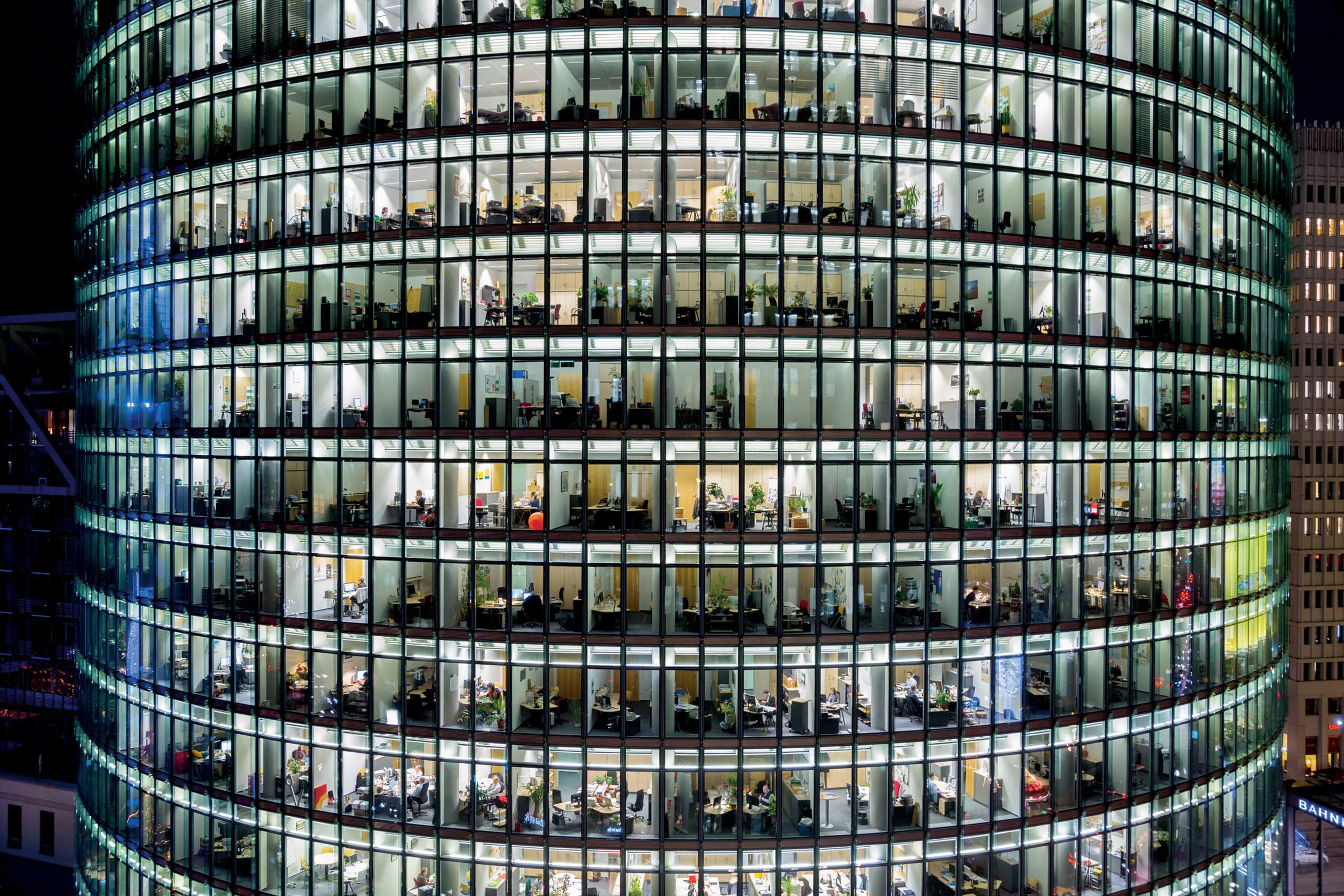 From the March issue of National Geographic magazine: Berlin The Sony Center in Berlin stands in the high-sheen Potsdamer Platz, where the Wall had split the city.