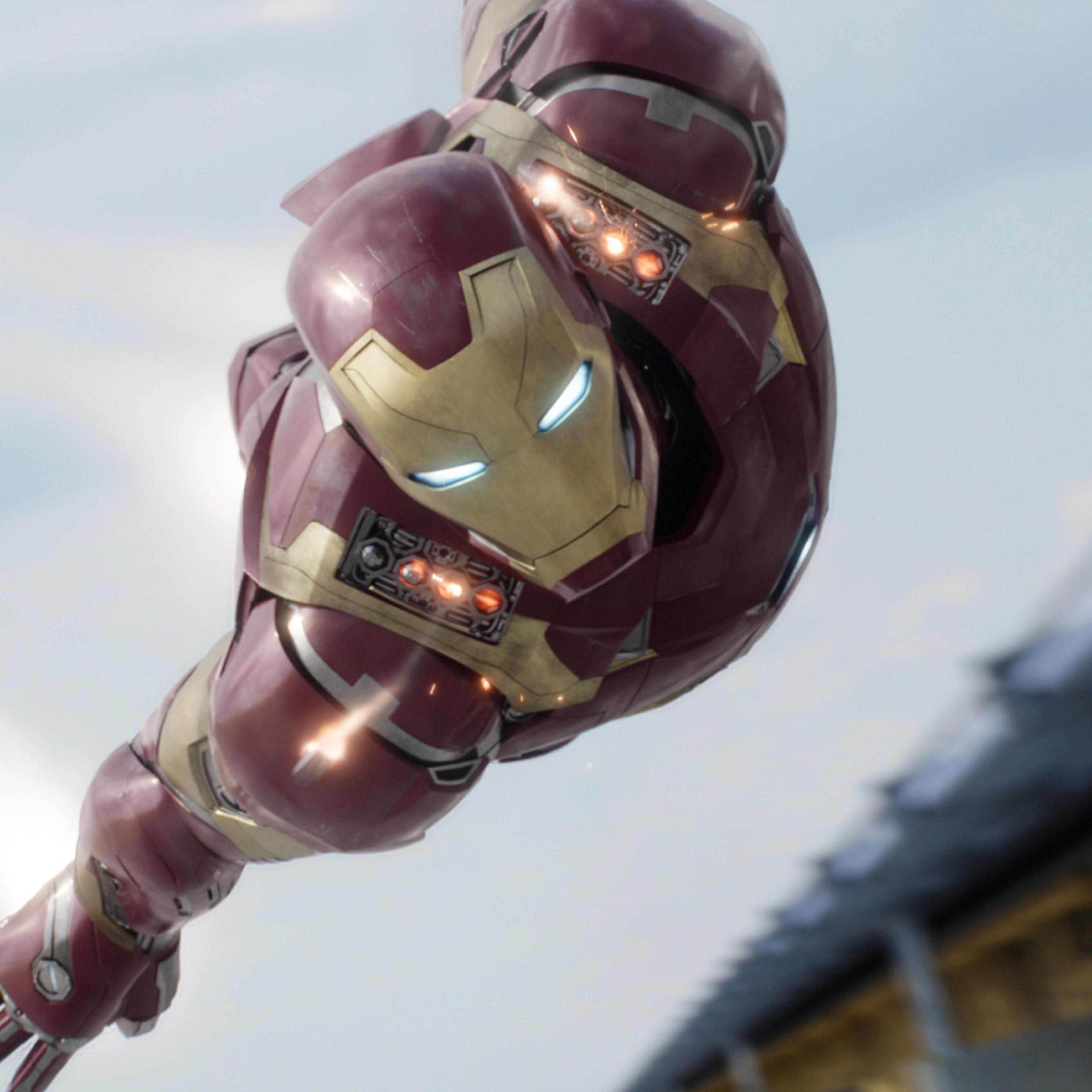 In this image released by Disney, Iron Man, portrayed by Robert Downey Jr., appears in a scene from "Captain America: Civil War." (Disney-Marvel via AP)