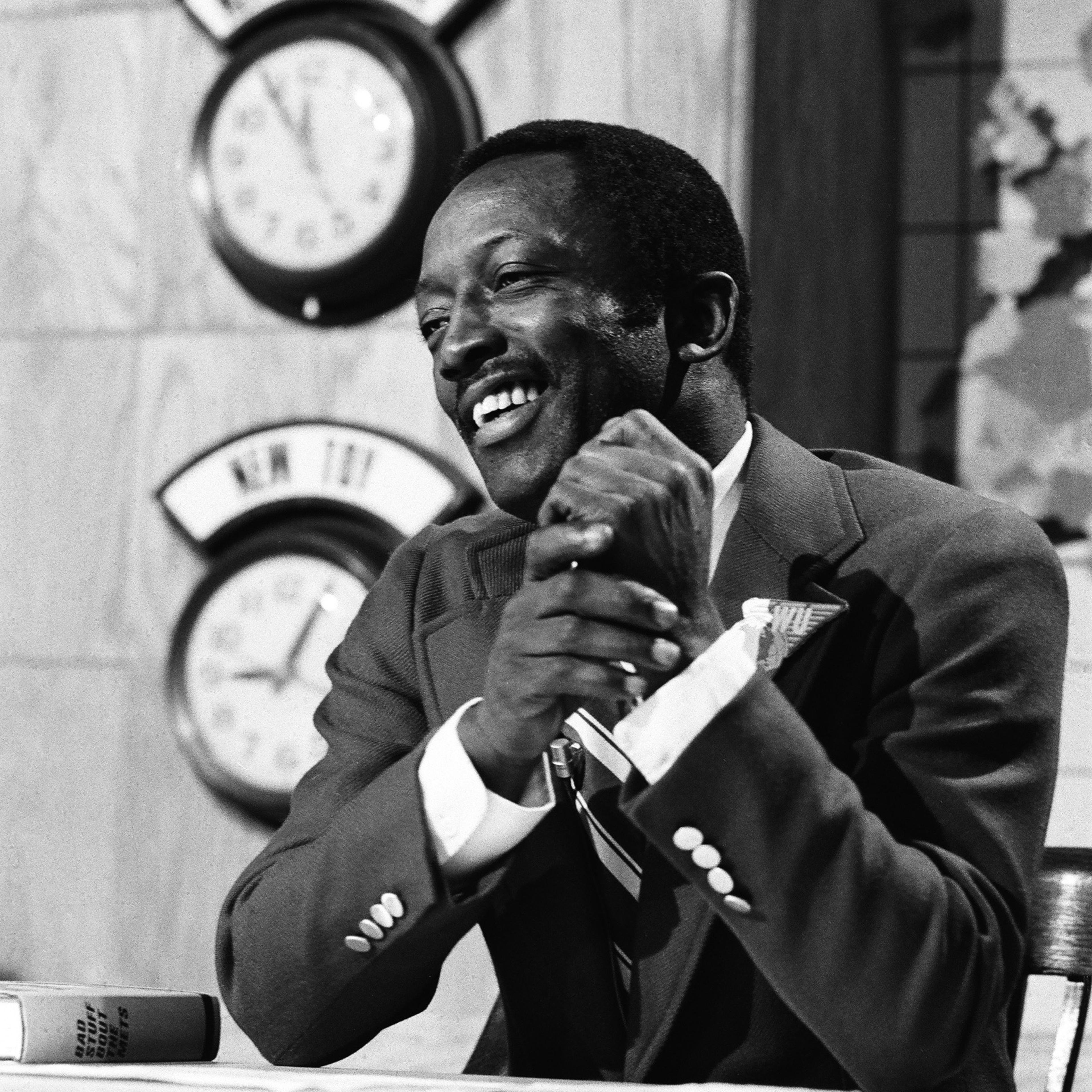 Garrett Morris as Chico Escuela during the 'Weekend Update' skit on May 12, 1979