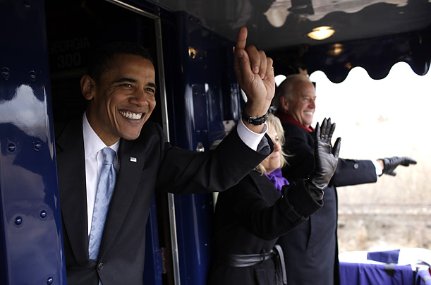 Behind the Scenes on Obama's Train - Photo Essays - TIME