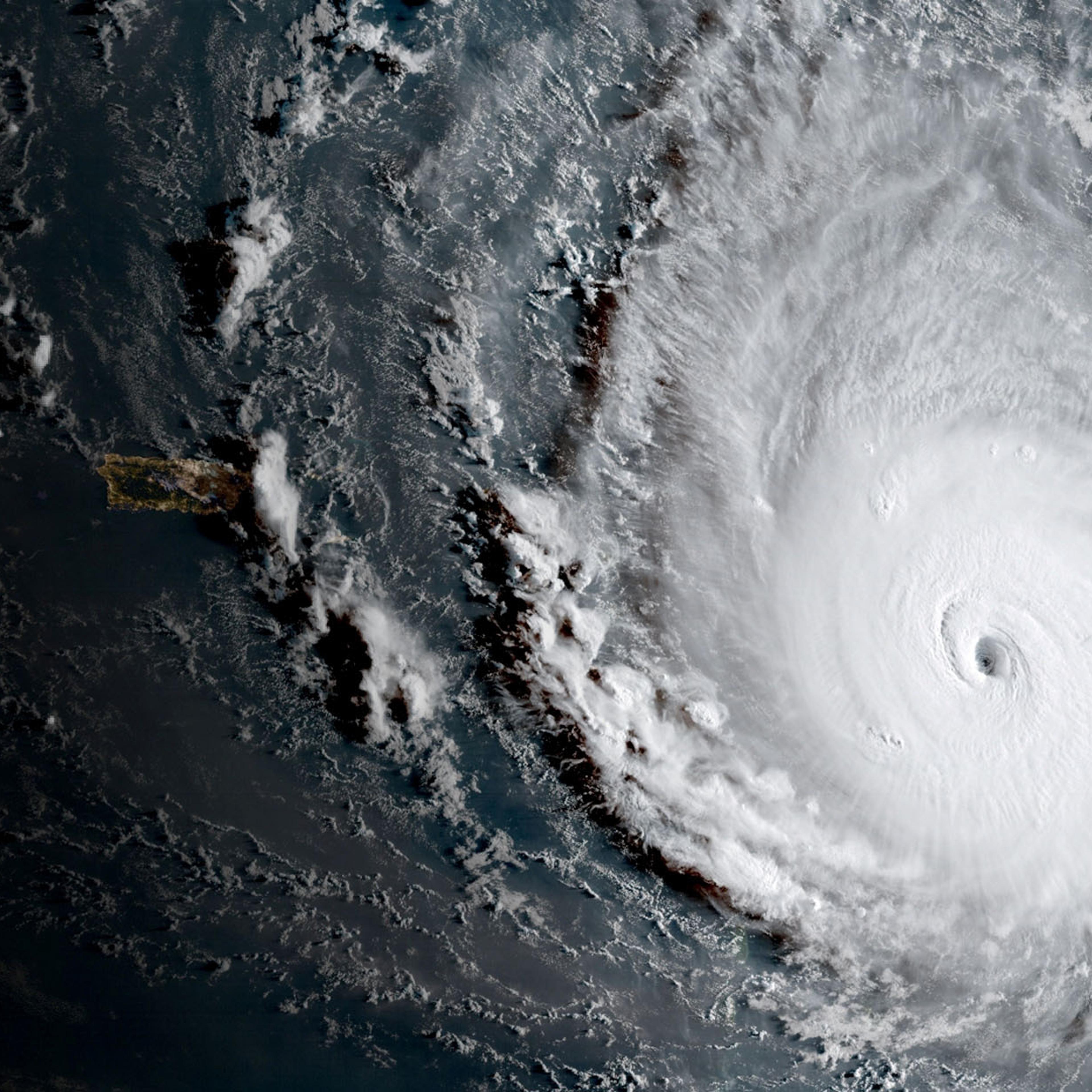 NOAA National Weather Service National Hurricane Center image of Hurricane Irma