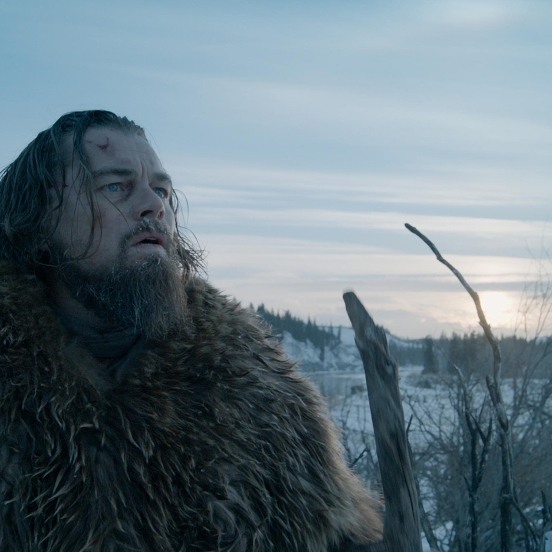 Leonardo DiCaprio as Hugh Glass in 'The Revenant.'