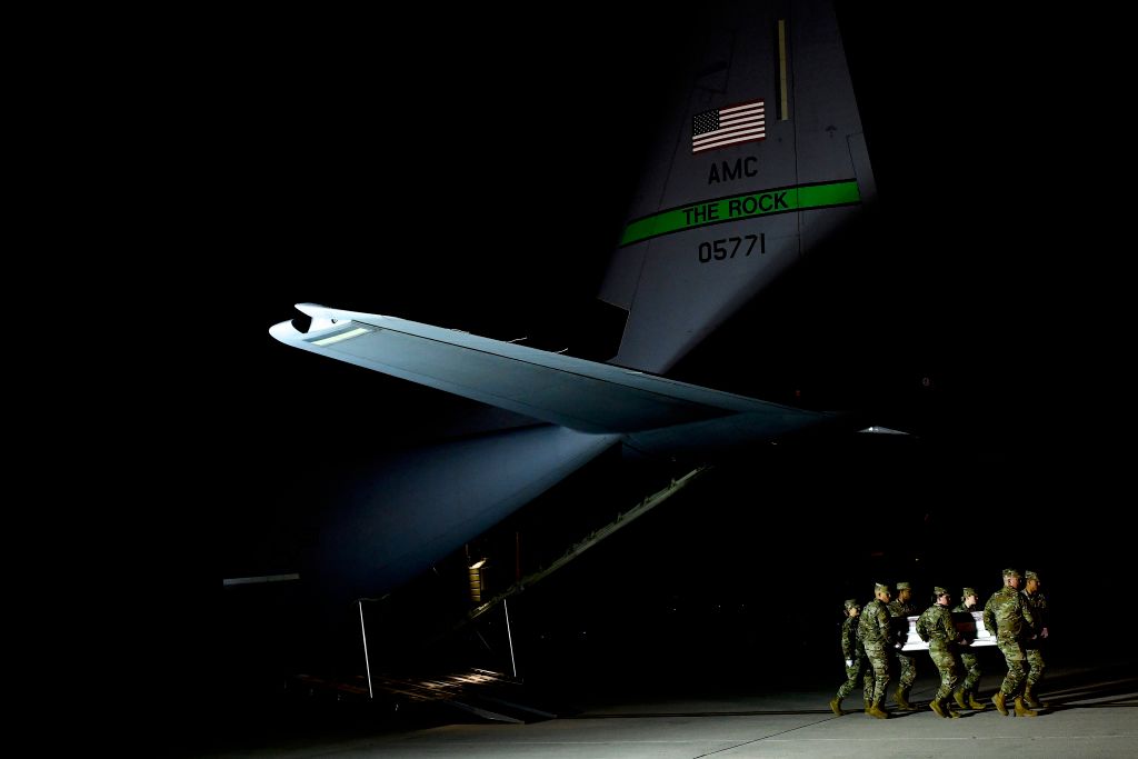 Dignified Transfer Held At Dover Air Force Base For Sailors Killed In Pensacola Naval Base Shooting