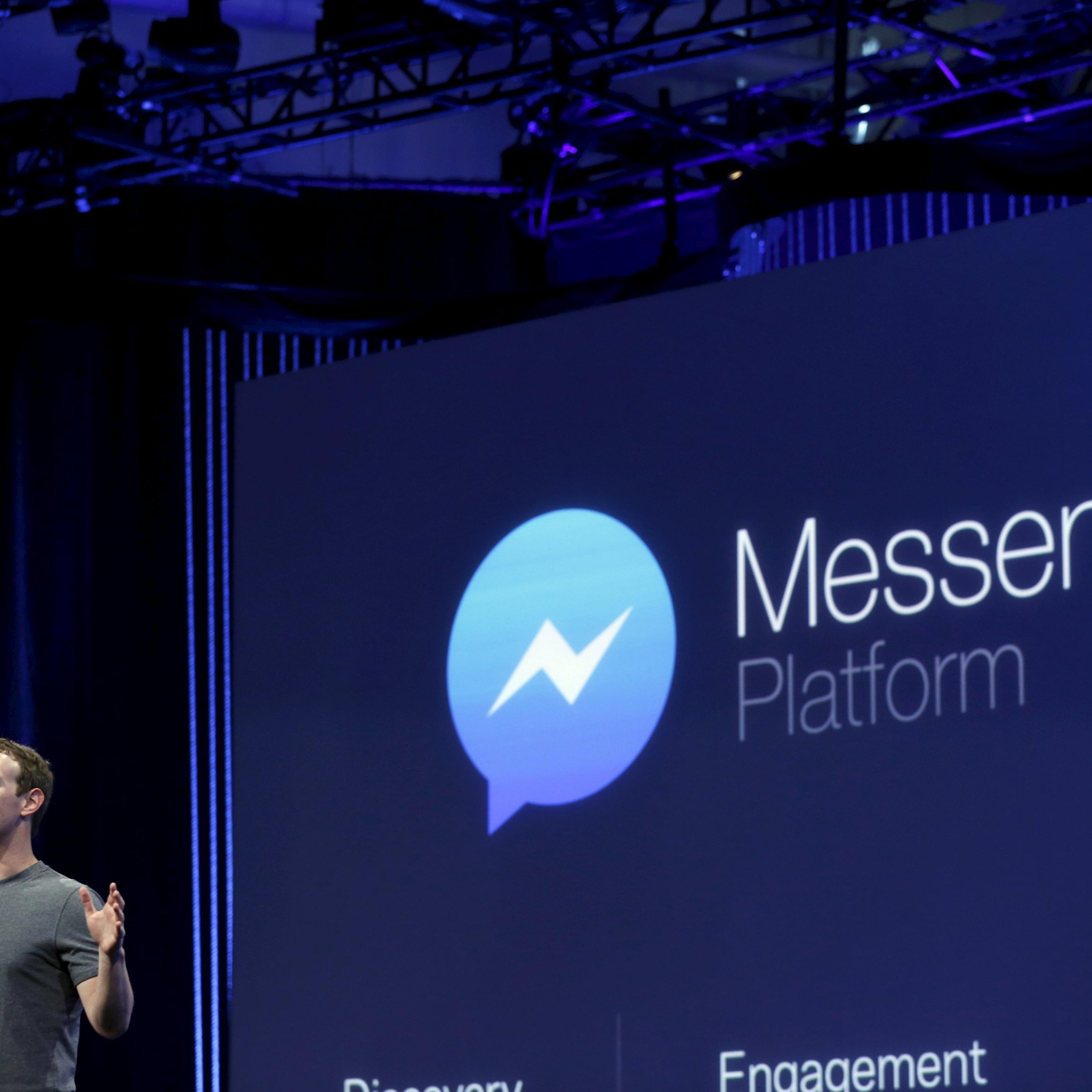 Facebook CEO Mark Zuckerberg speaks during his keynote address at Facebook F8 in San Francisco on March 25, 2015.