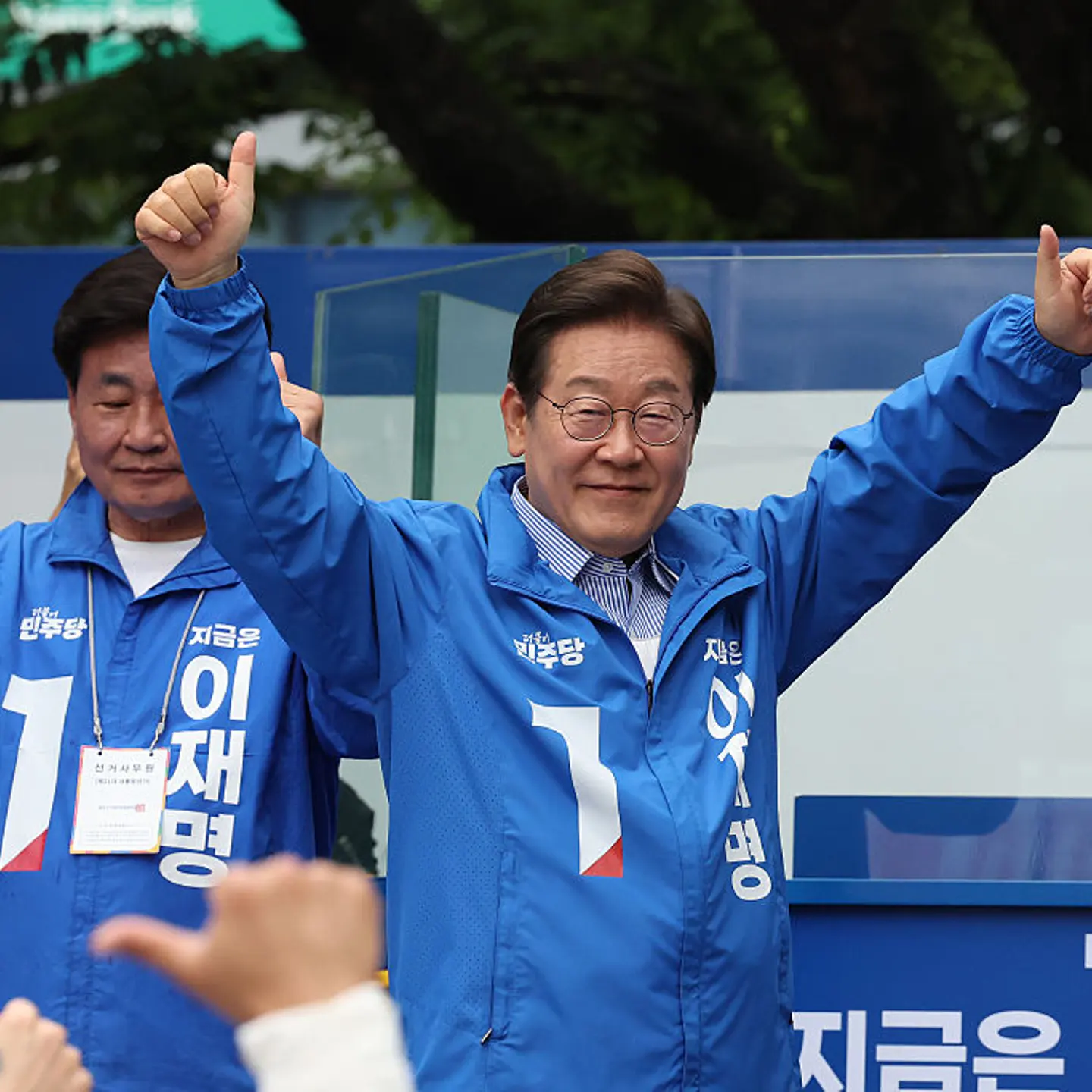 Candidates Campaign In Seoul Ahead Of South Korea Election