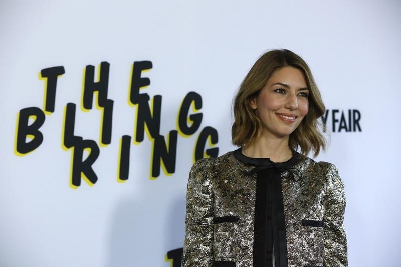 Coppola poses at the premiere of "The Bling Ring" at the Director's Guild of America (DGA) theatre in Los Angeles