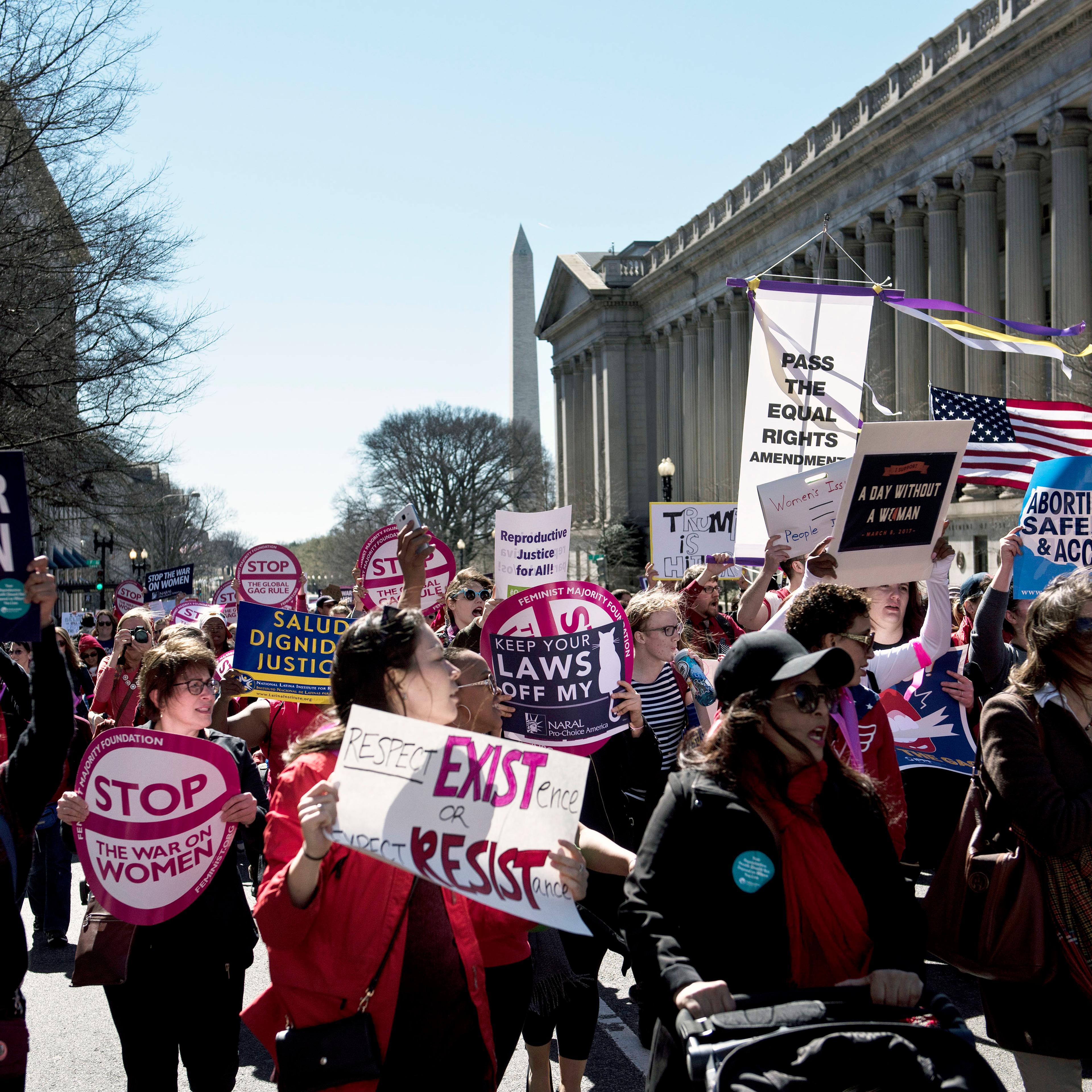 US-POLITICS-INTERNATIONAL WOMEN'S DAY