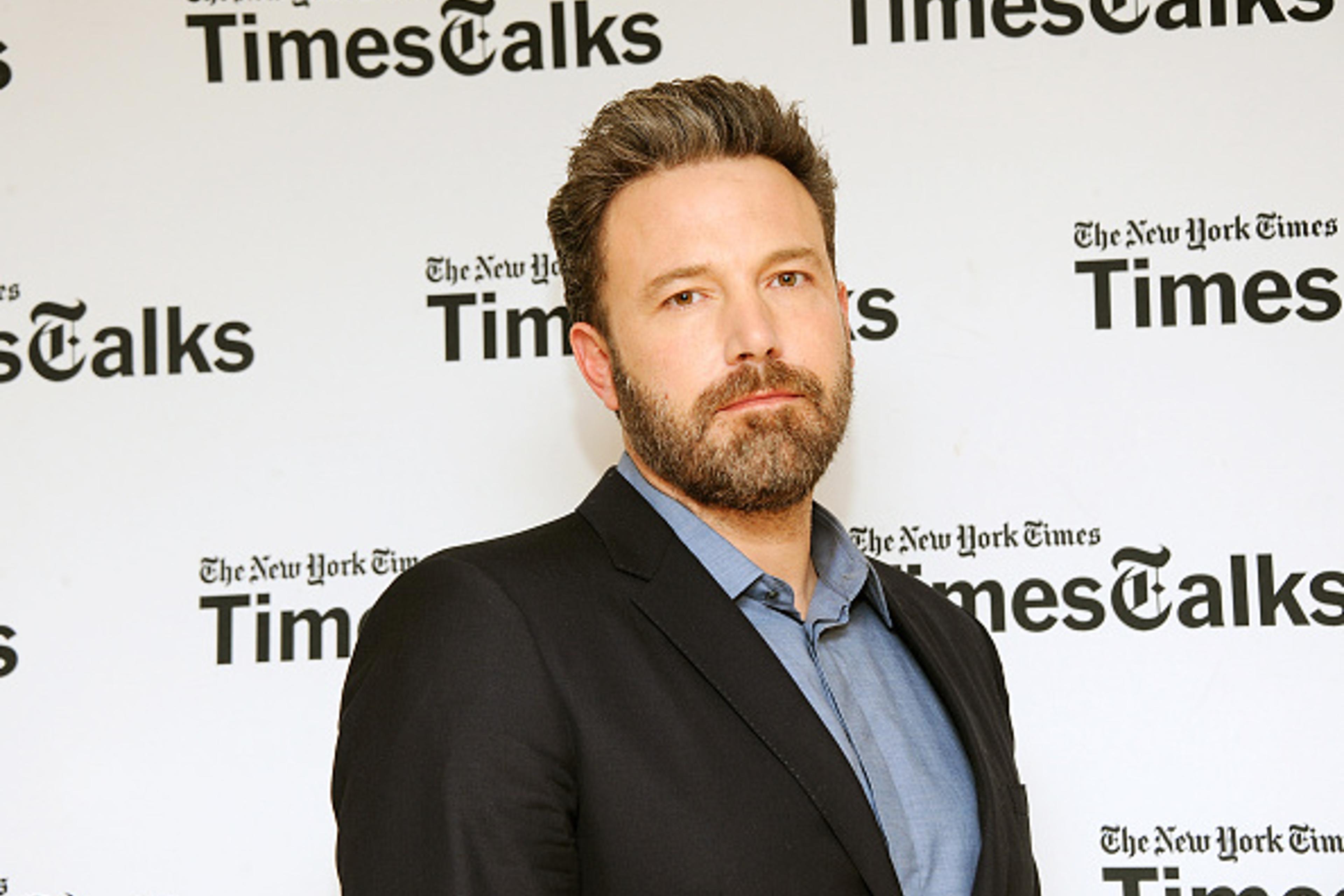 Actor Ben Affleck attends TimesTalks In Conversation with Chip McGrath at The New York Times Center on December 12, 2016 in New York City.
