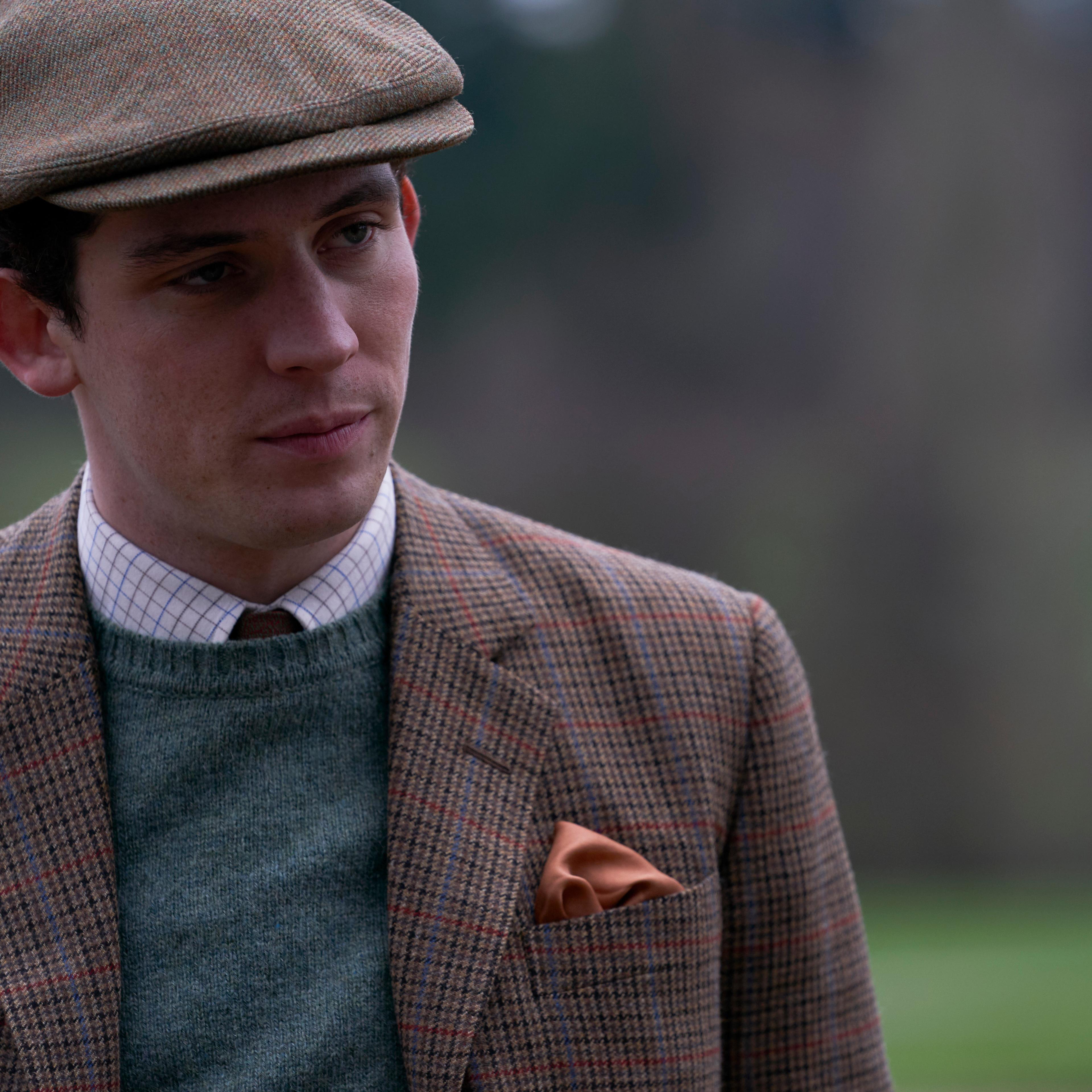 Josh O'Connell as Prince Charles in 'The Crown' - closeup