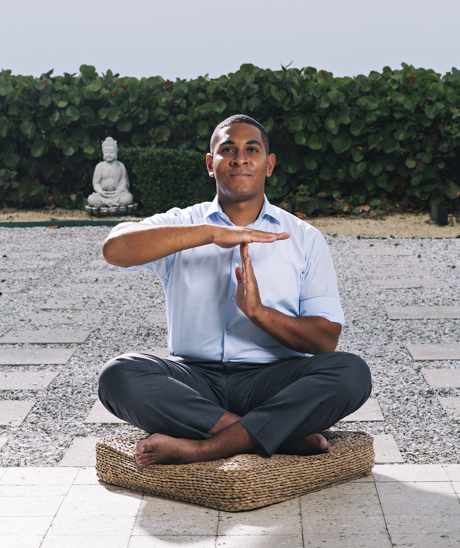 Gabriel Rothblatt, a pastor at Terasem, photographed at the Terasem ashram in Melbourne Beach, Florida April 7, 2014