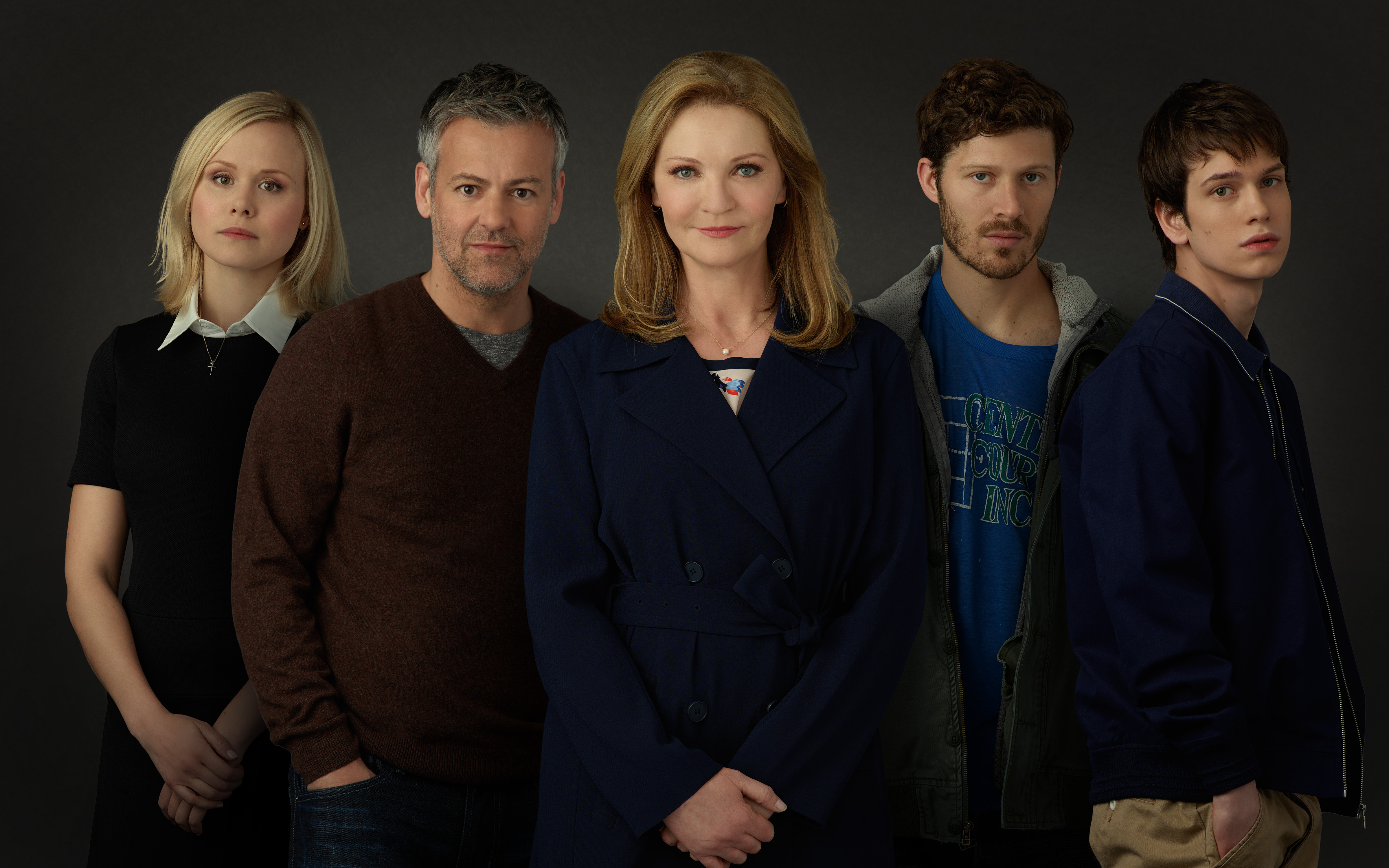 "The Family" stars Joan Allen as Claire, Allison Pill as Willa, Margot Bingham as Sergeant Nina Meyer, Zach Gilford as Danny, Liam James as Adam, Floriana Lima as Bridey, Madeleine Arthur as Young Willa, Rarmian Newton as Young Danny, Rupert Graves as Jo