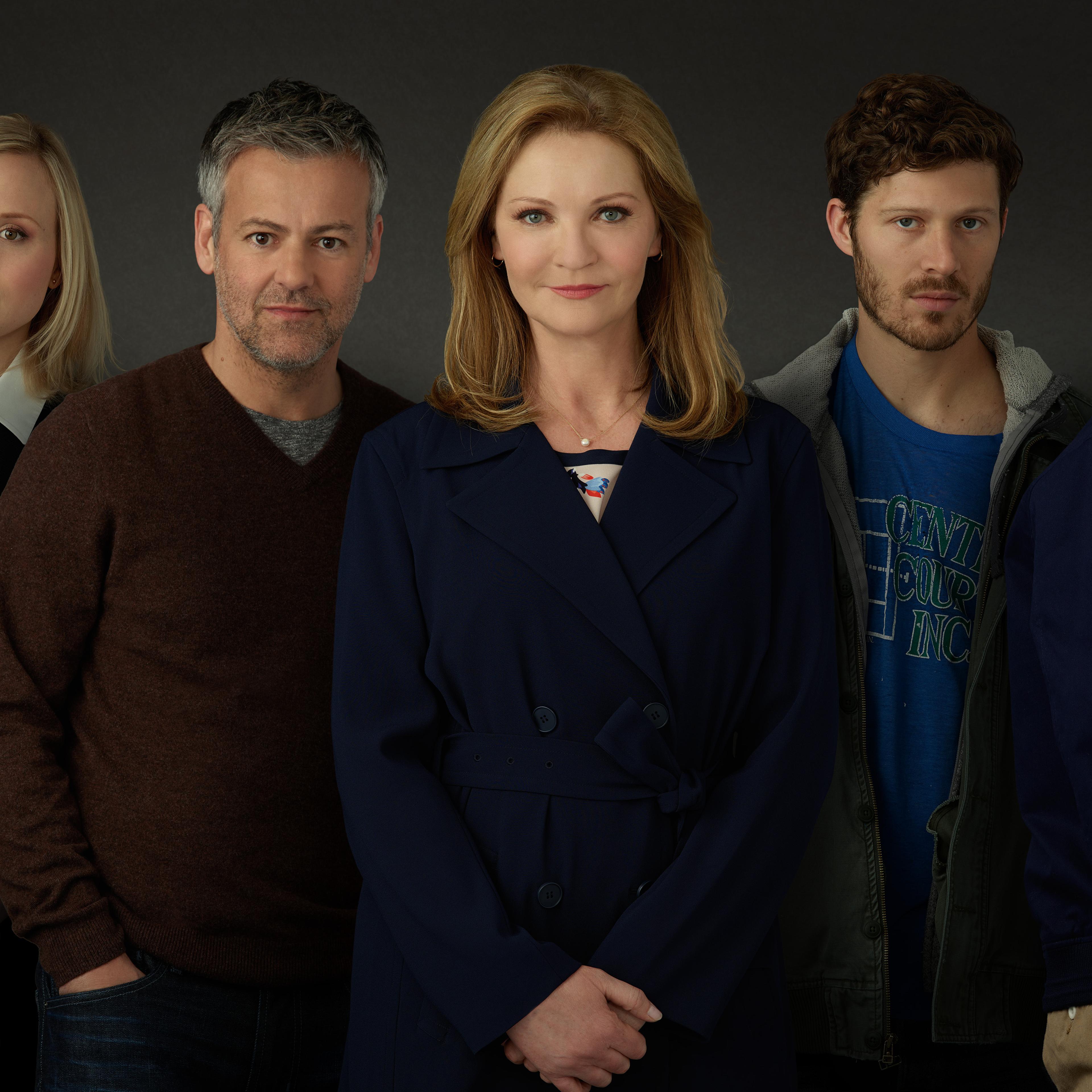 "The Family" stars Joan Allen as Claire, Allison Pill as Willa, Margot Bingham as Sergeant Nina Meyer, Zach Gilford as Danny, Liam James as Adam, Floriana Lima as Bridey, Madeleine Arthur as Young Willa, Rarmian Newton as Young Danny, Rupert Graves as Jo