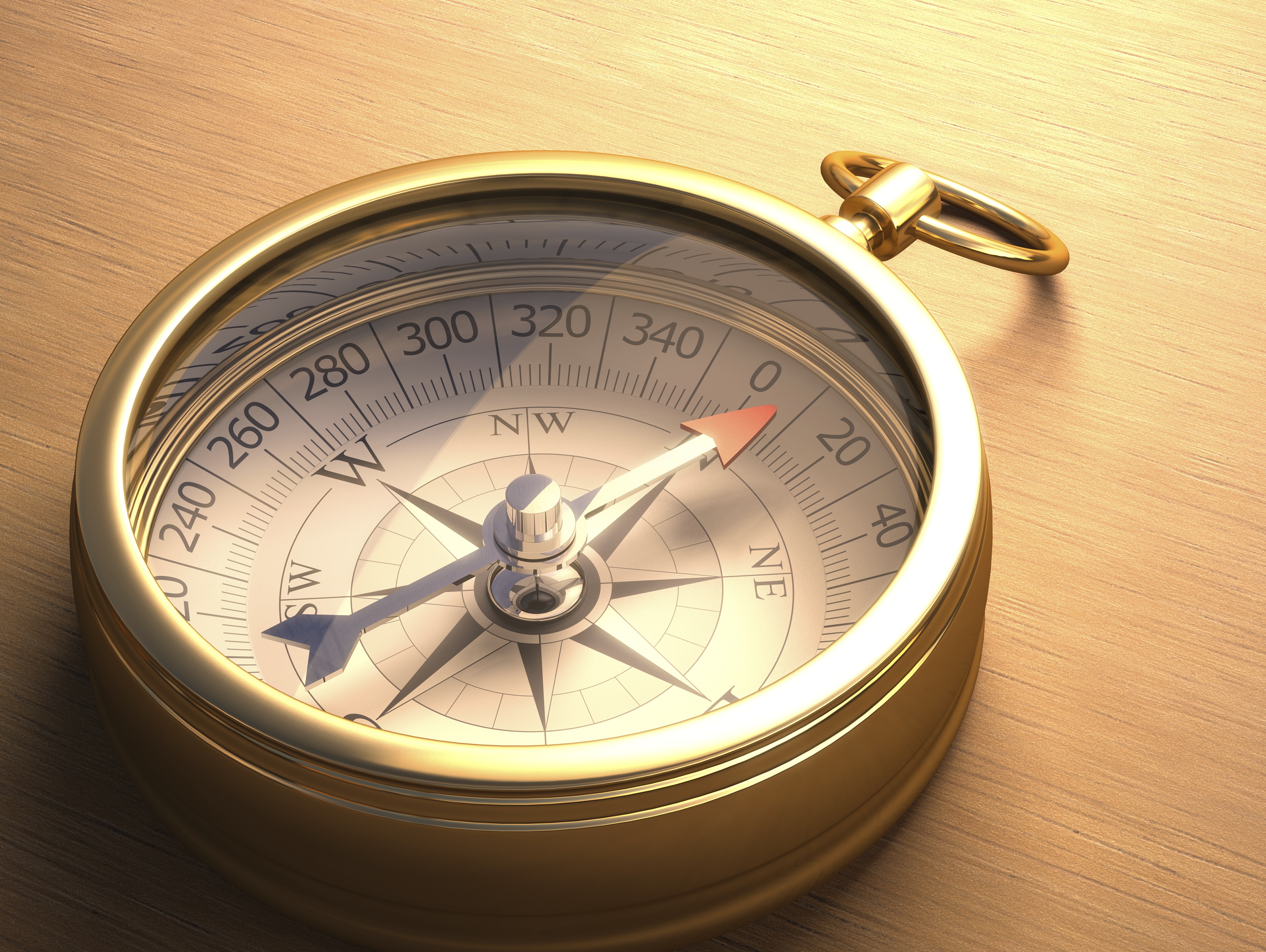 Traditional compass, artwork