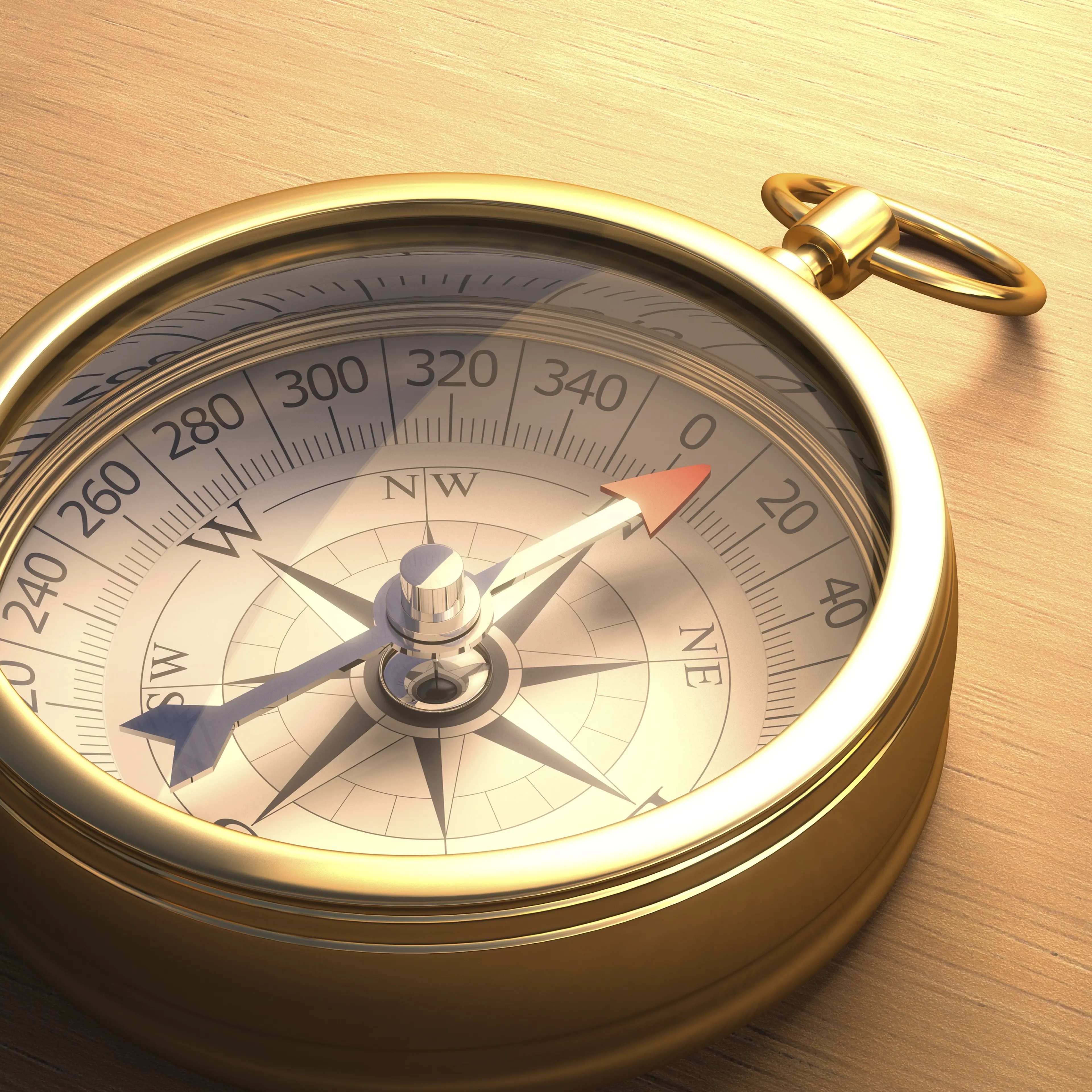 Traditional compass, artwork