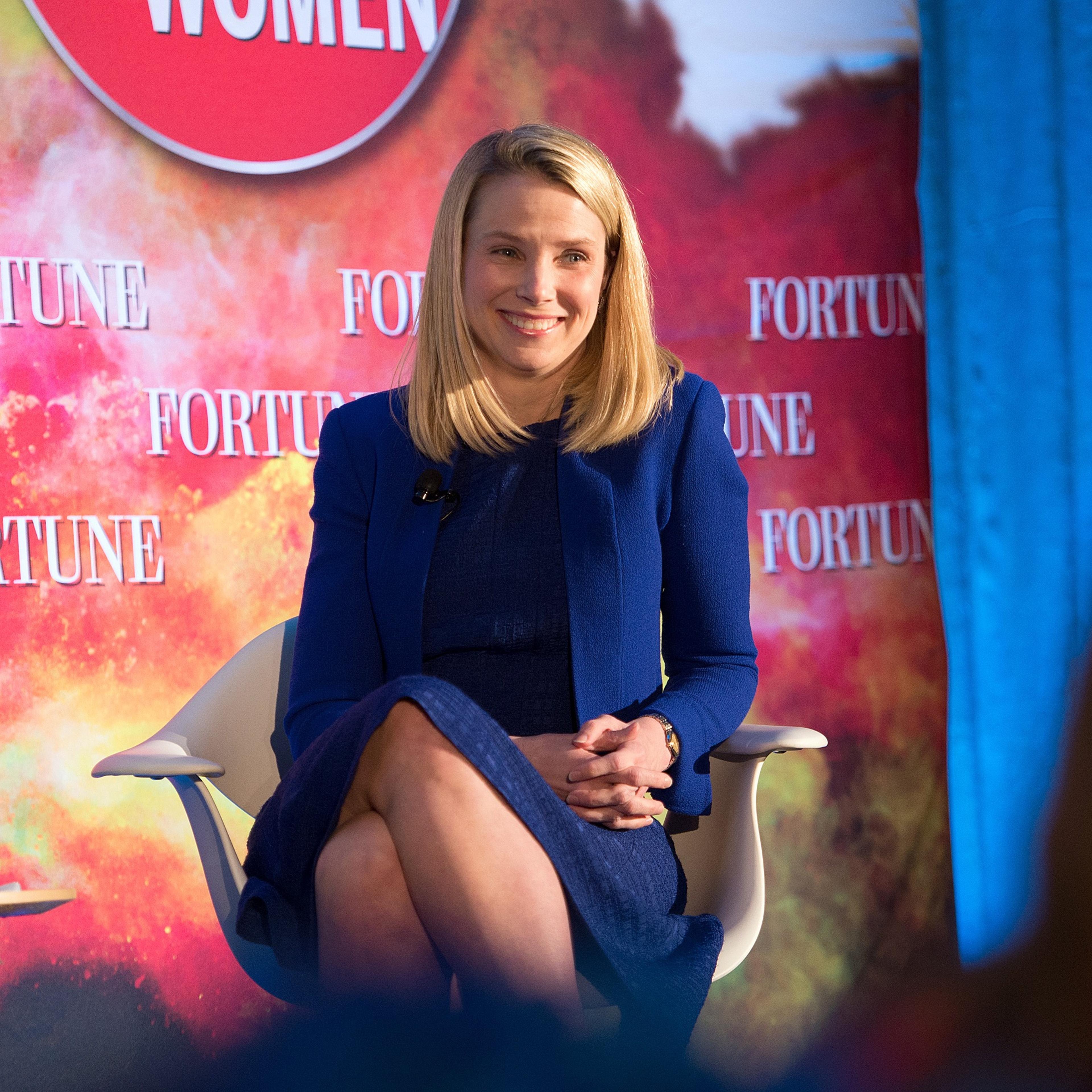 President and CEO of Yahoo Marissa Mayer