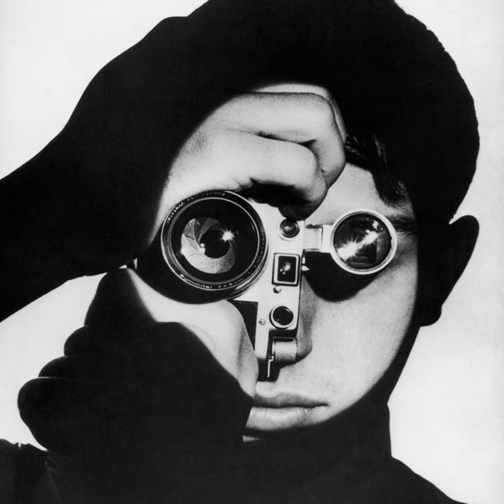 Dennis Stock photographed by Andreas Feininger, 1951.