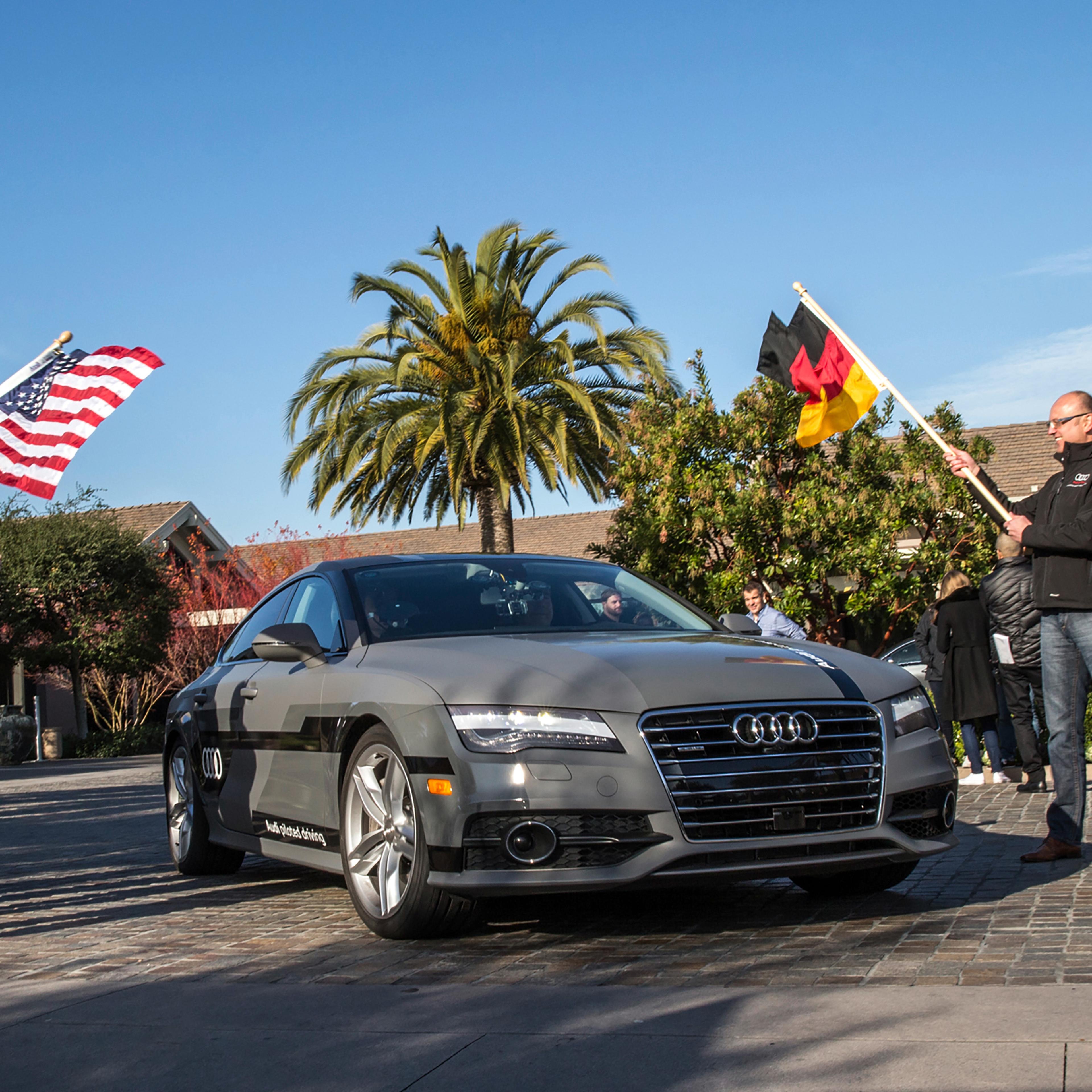 550 Meilen pilotiert vom Silicon Valley nach Las Vegas: Langstrecken-Test im Audi A7 Sportback piloted driving concept