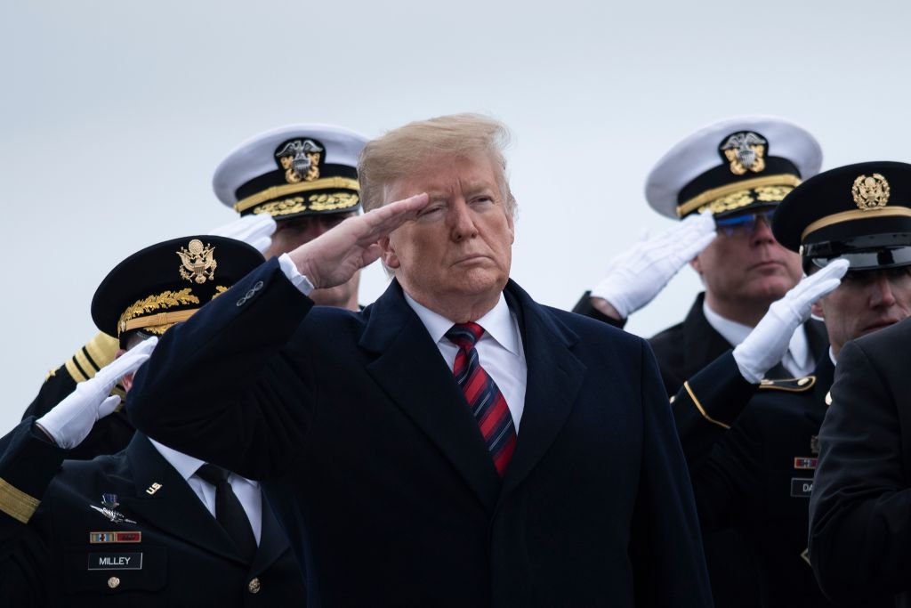 US President Trump and others pay their respects to 4 Americans killed in a suicide bomb attack in Syria