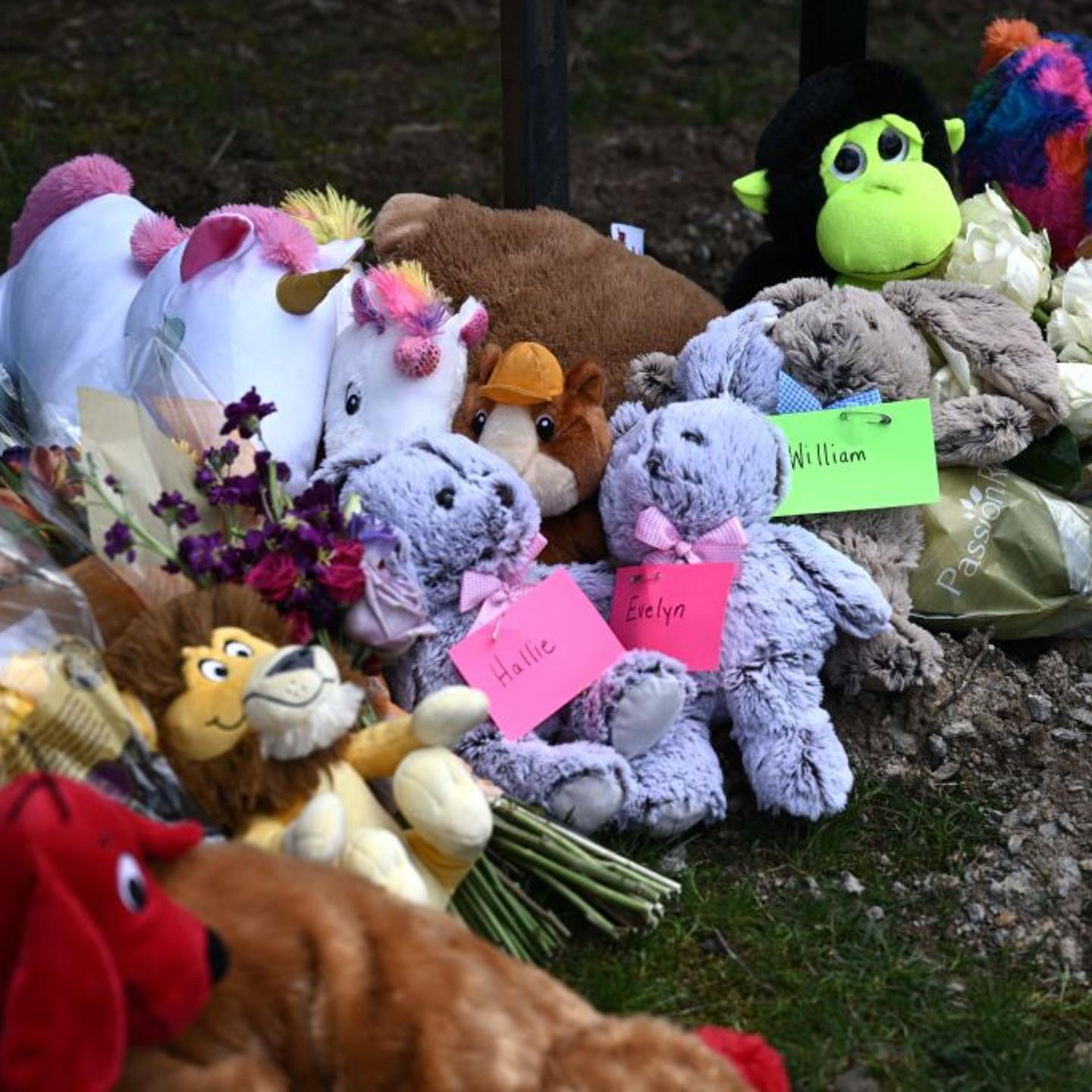 A memorial for some of those who died in the recent Nashville, Tenn., school shooting