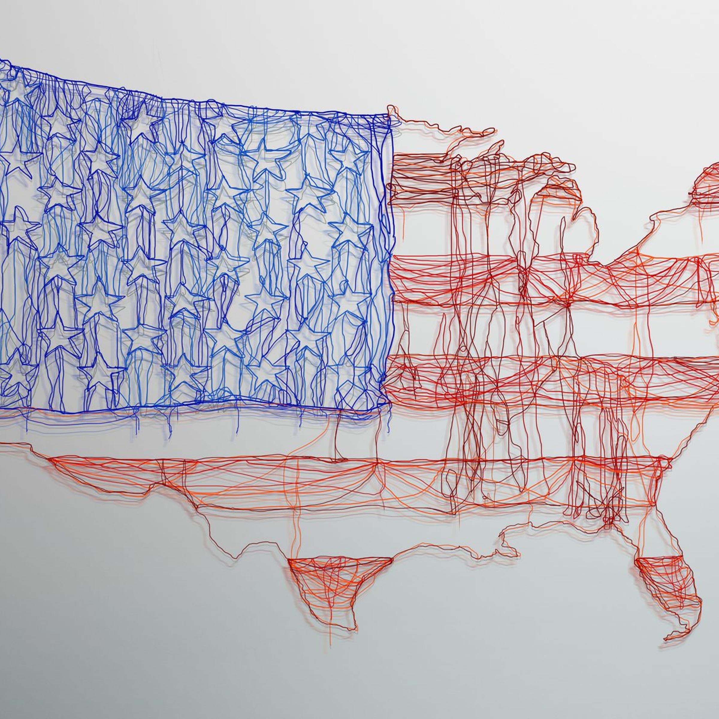 US map illustration