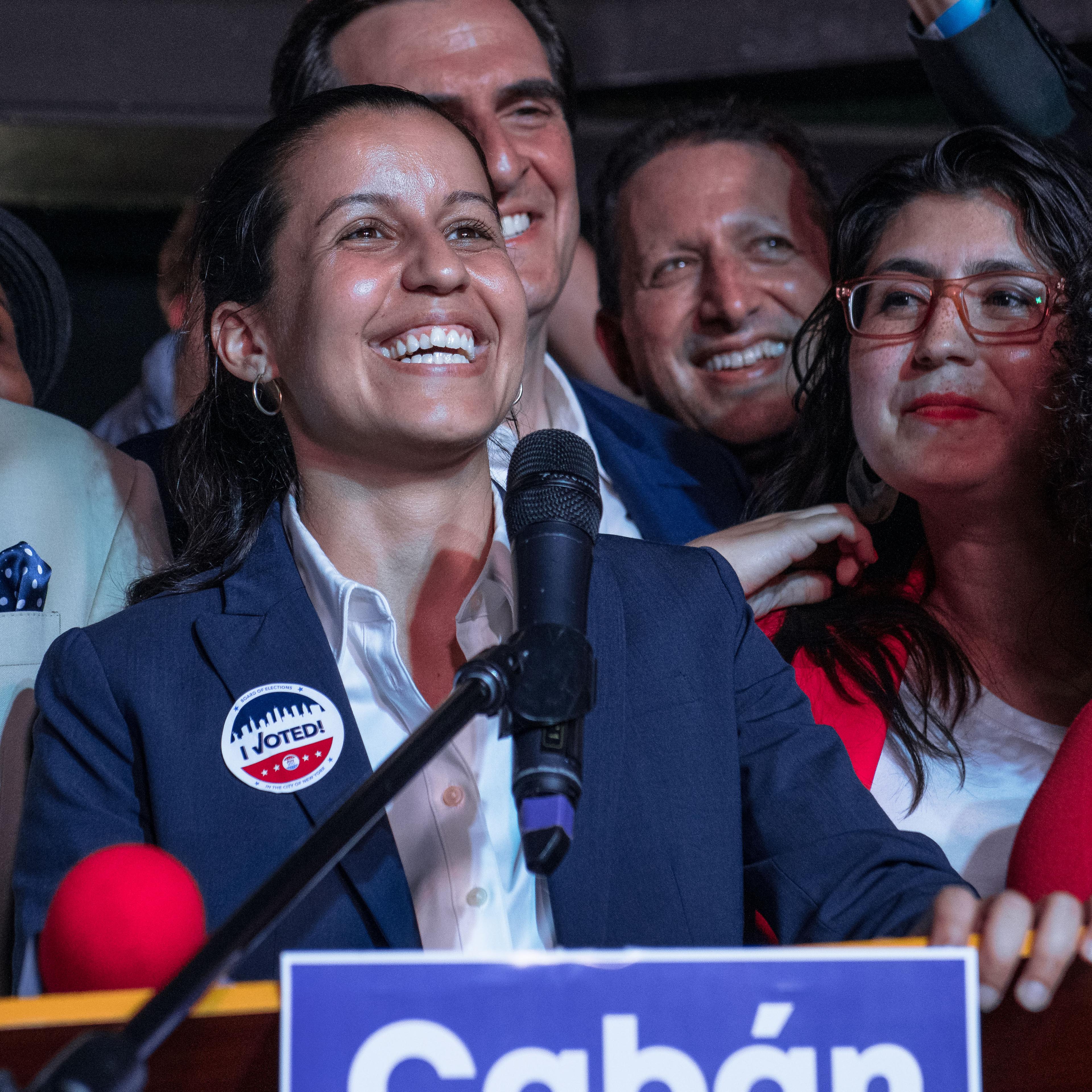 Progressive Challenger In Queens District Attorney Special Election Tiffany Caban Attends Election Night Gathering