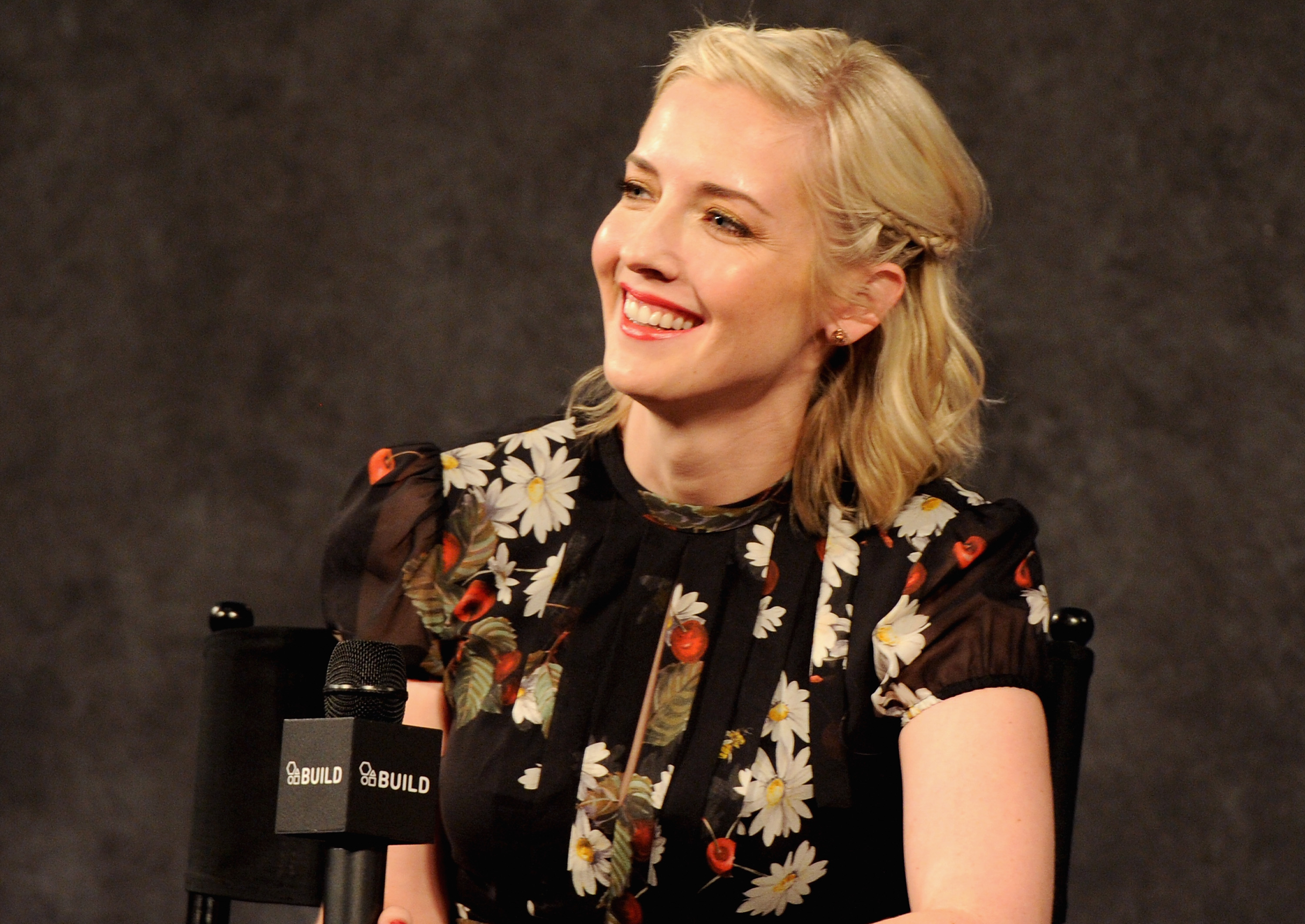 Katie Dippold speaks during the AOL Build, Makers and Sony Celebrate Women Creators Panel on July 11, 2016 in New York City.