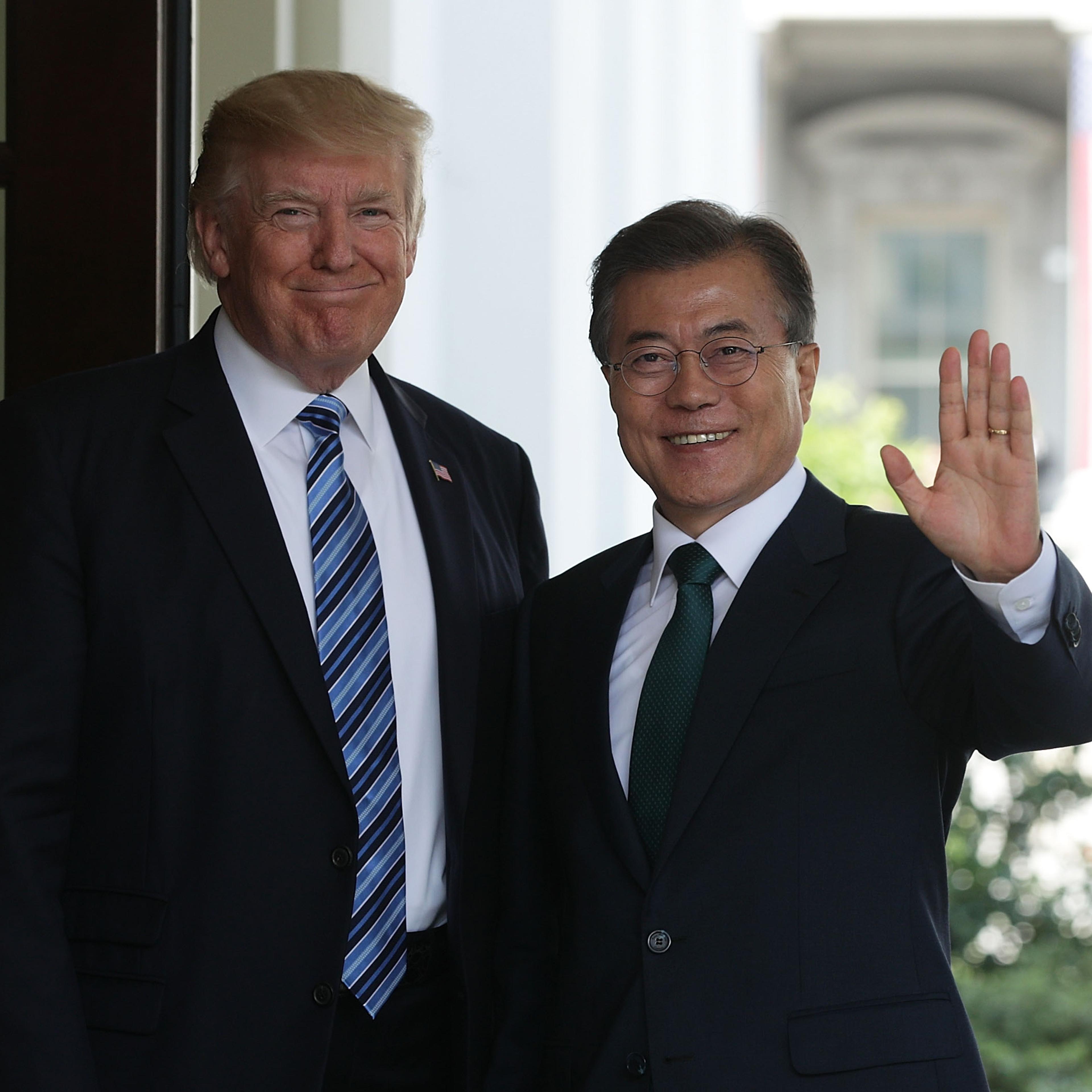 President Trump Hosts President Moon Of South Korea At The White House