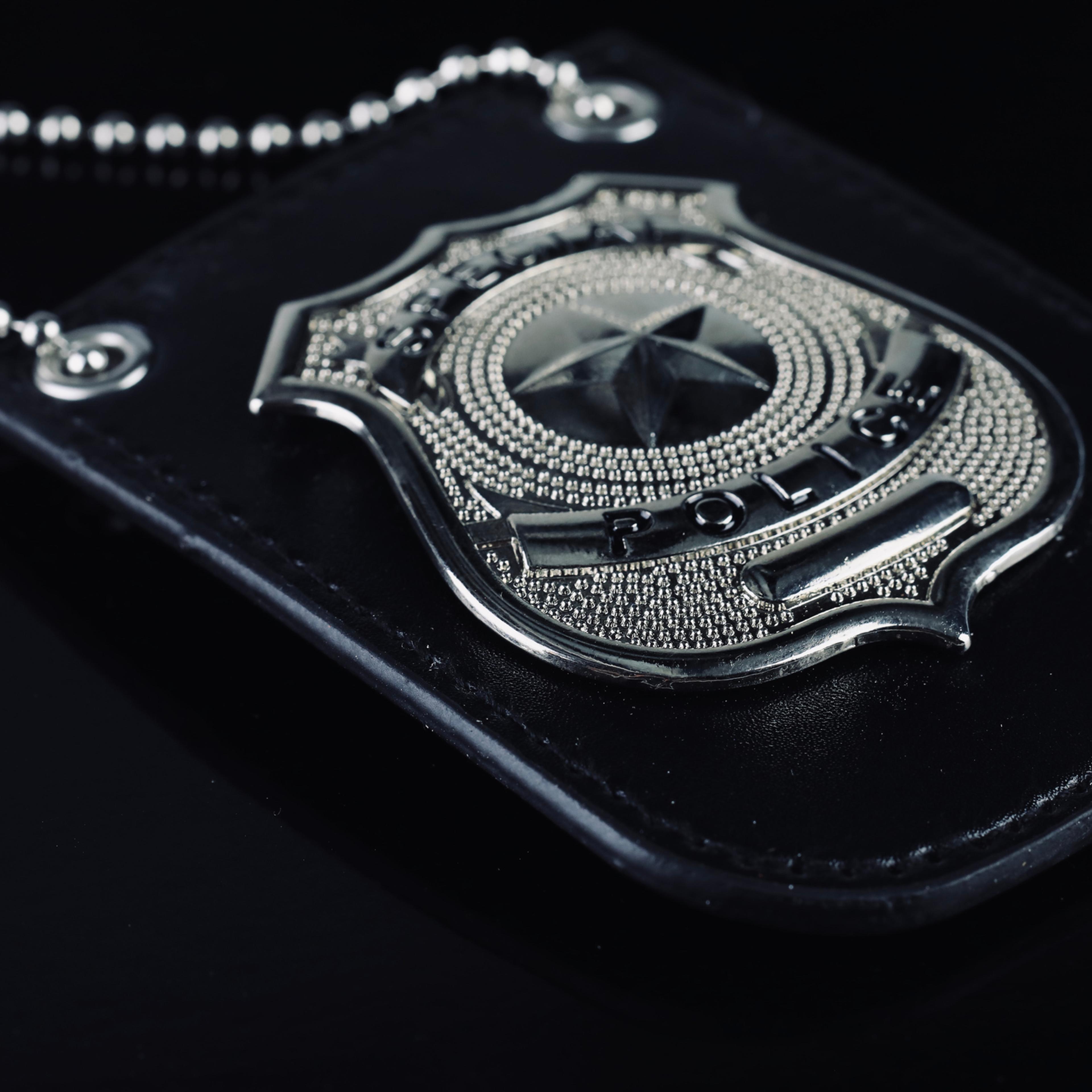 Police badge for detective
