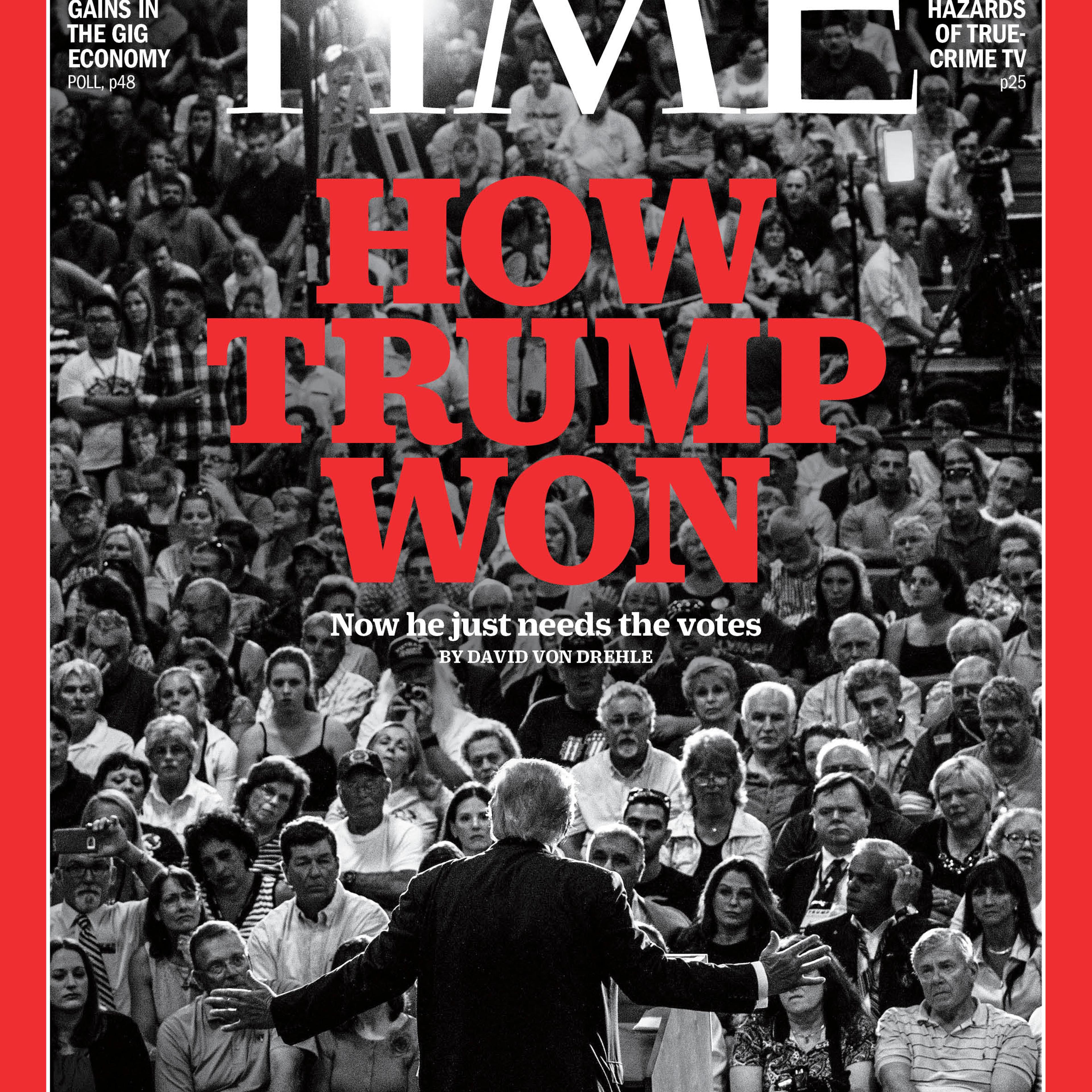 How Trump Won Time Magazine Cover