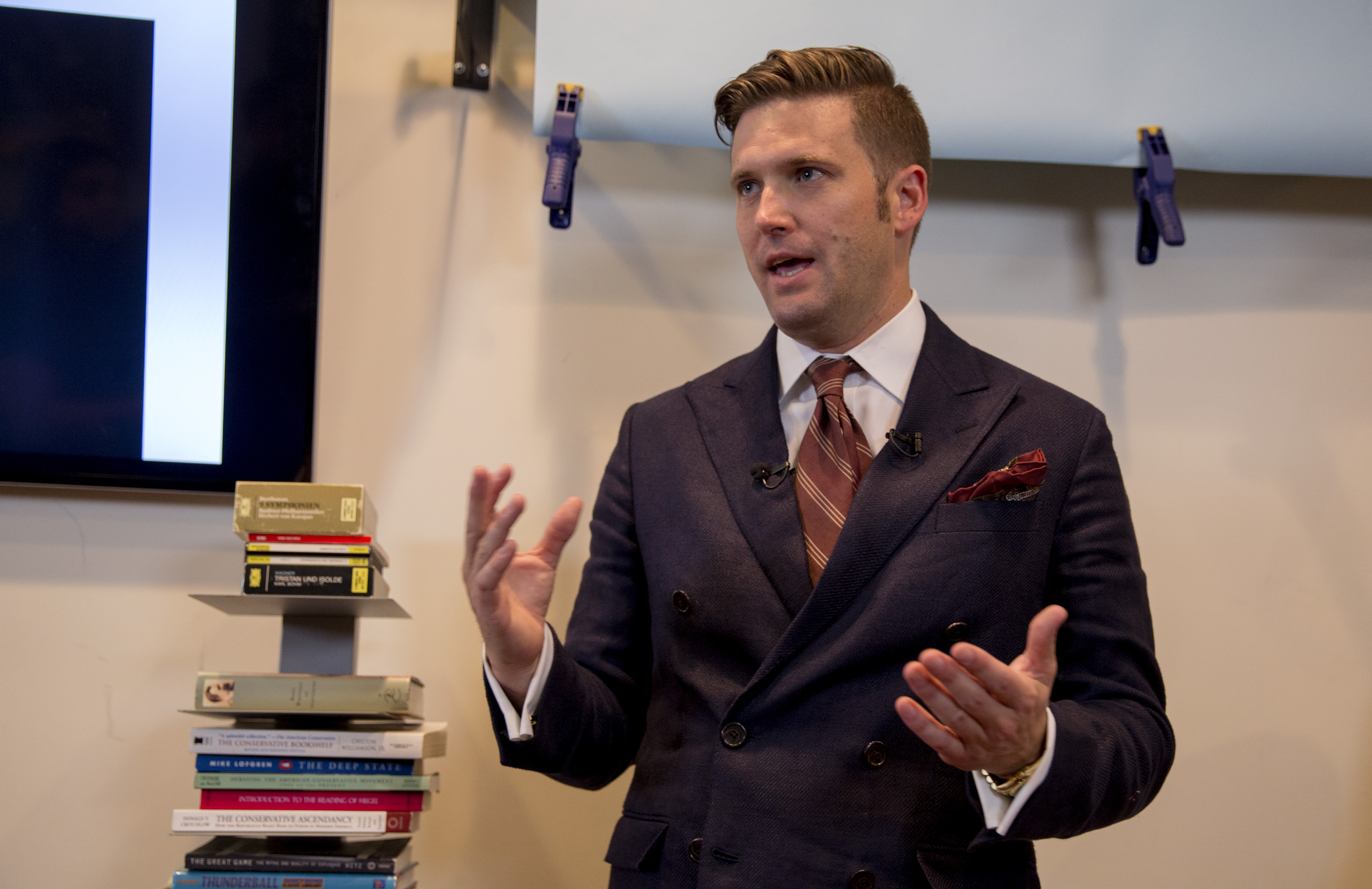 Alt Right Figure Richard Spencer Holds News Conference In Washington, D.C.