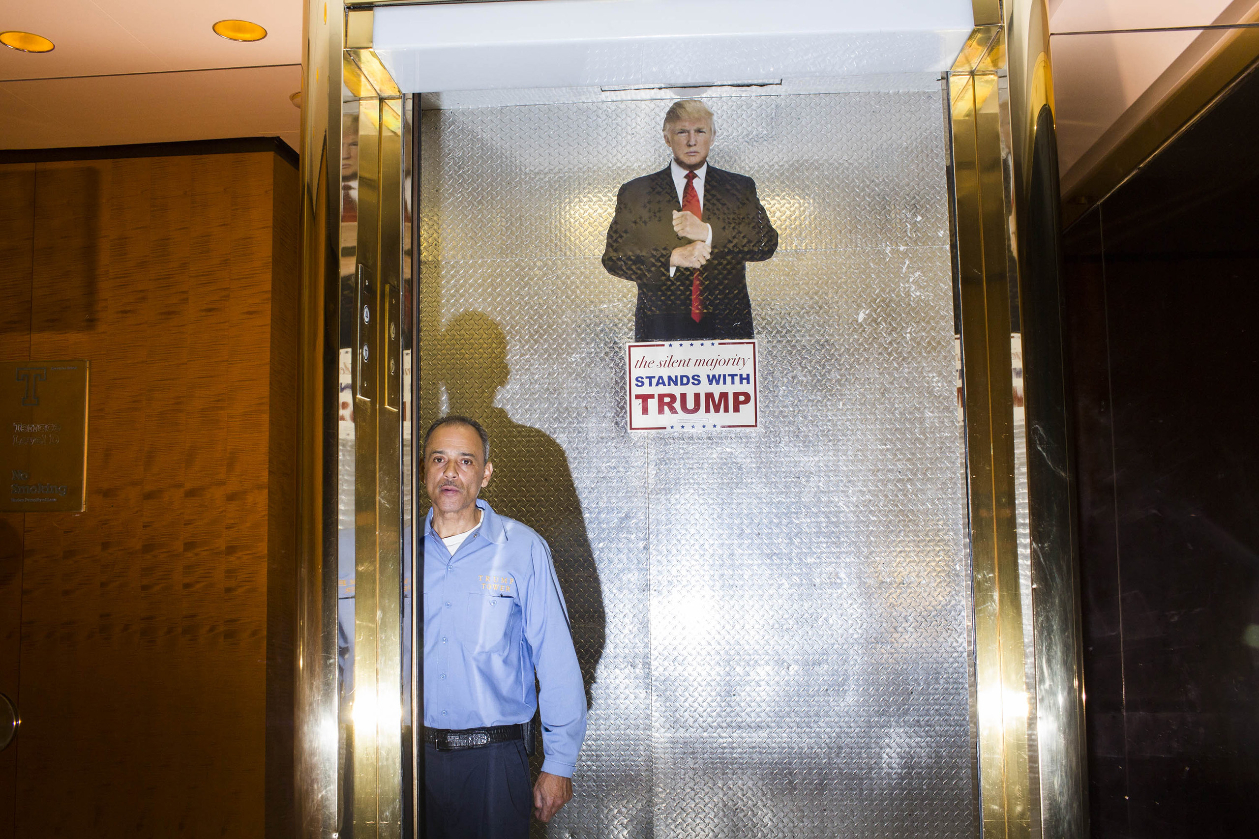 NEW YORK - MAY 24: Scenes from Inside the campaign headquarters of Donald Trump on May 24, 2016, in Trump Tower in New York City. (Photo by Landon Nordeman)