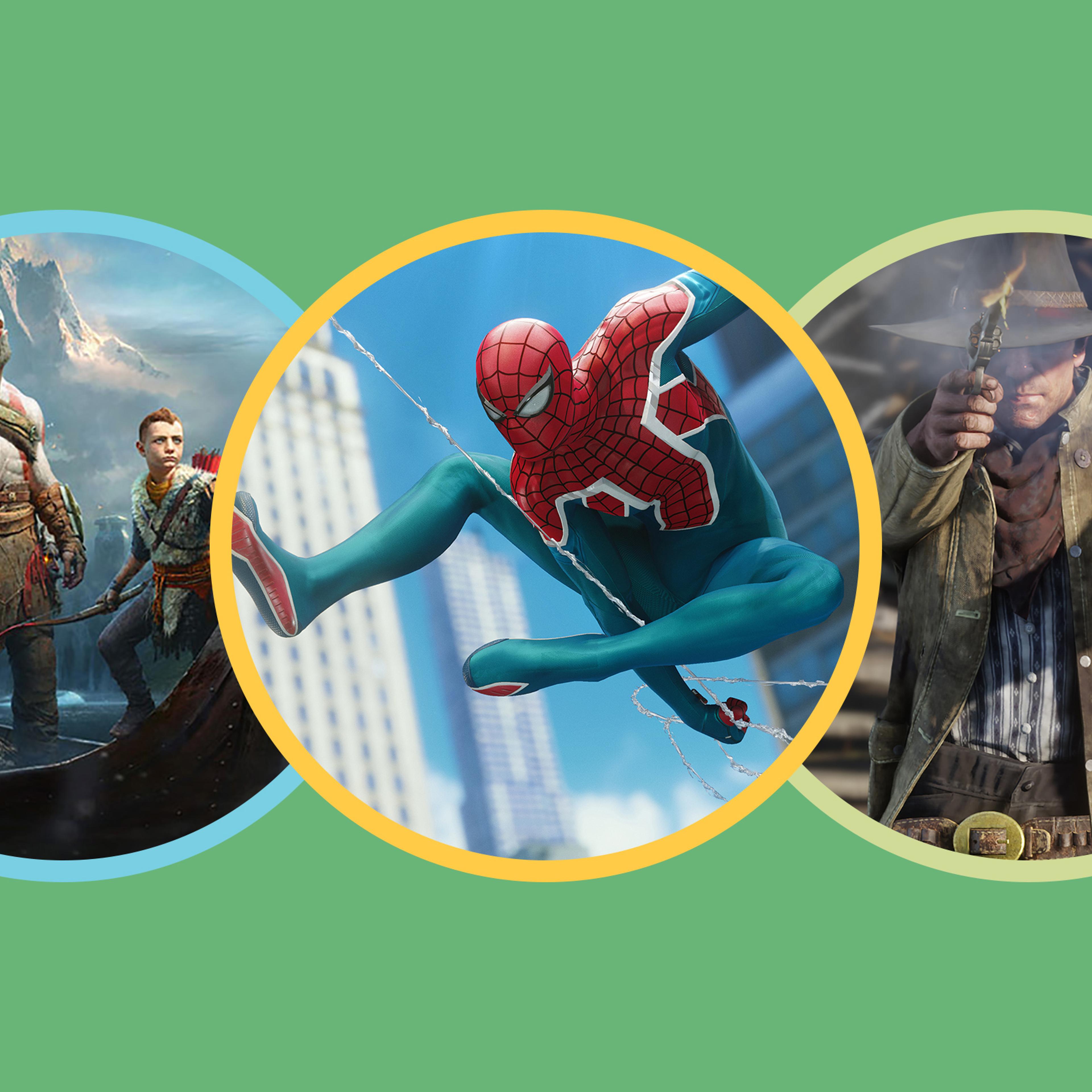 God of War; Spider-Man; Red Dead Redemption 2