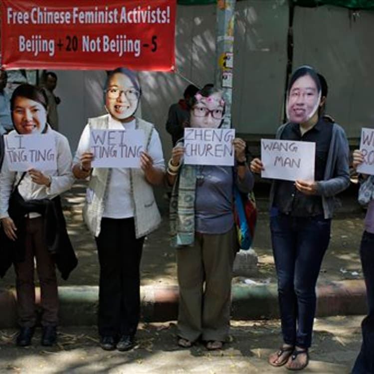 India China Activists Detained