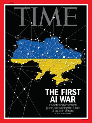 Palantir Ukraine Time Magazine cover
