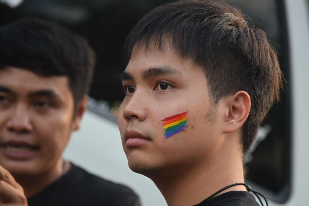 Tattep Ruangprapaikitseree leader of Free youth group takes