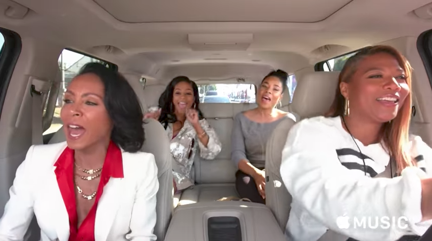 Girls Trip stars Regina Hall, Queen Latifah, Jada Pinkett Smith and the glorious Tiffany Haddish
