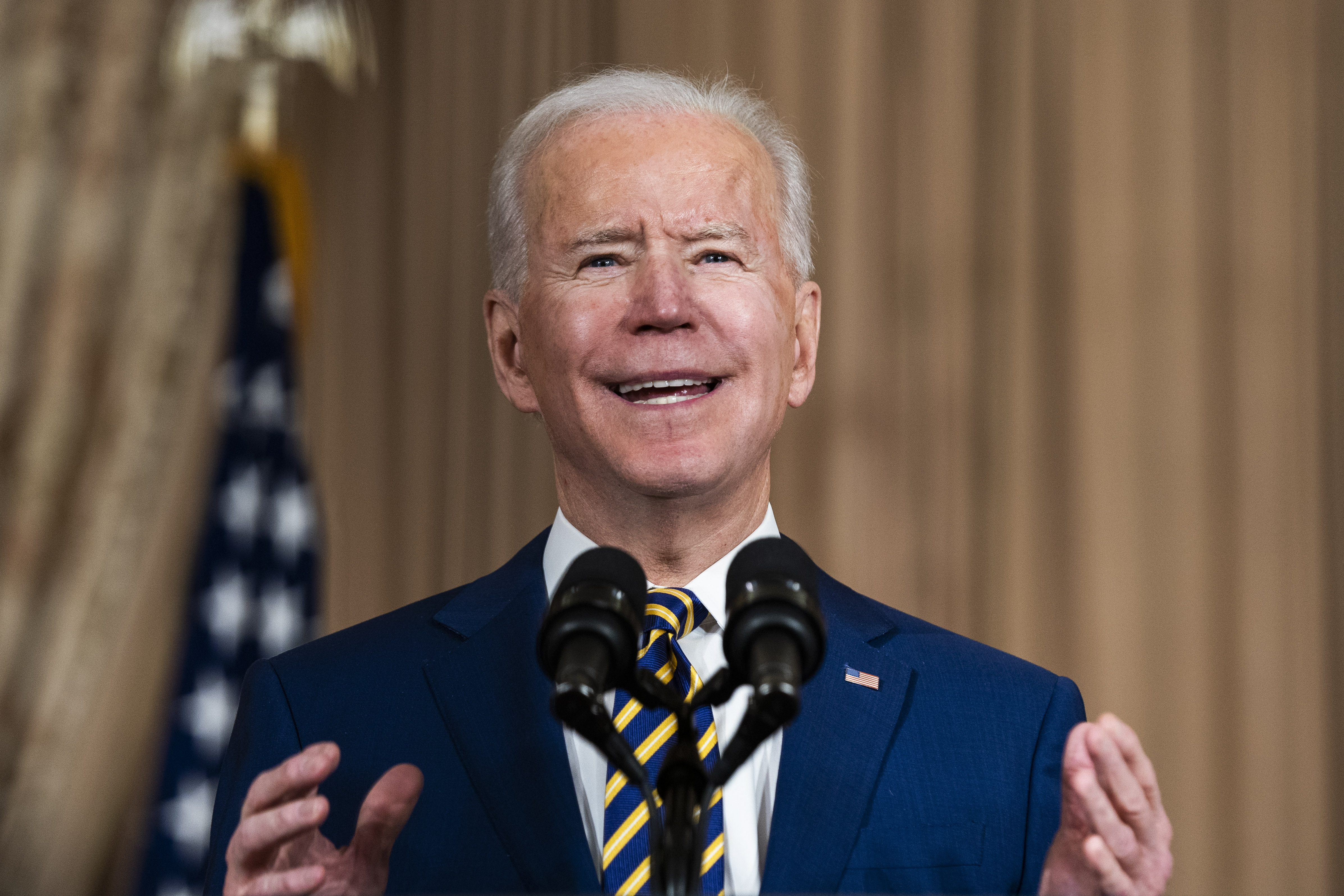 President Biden Speaks To Staff At Department Of State
