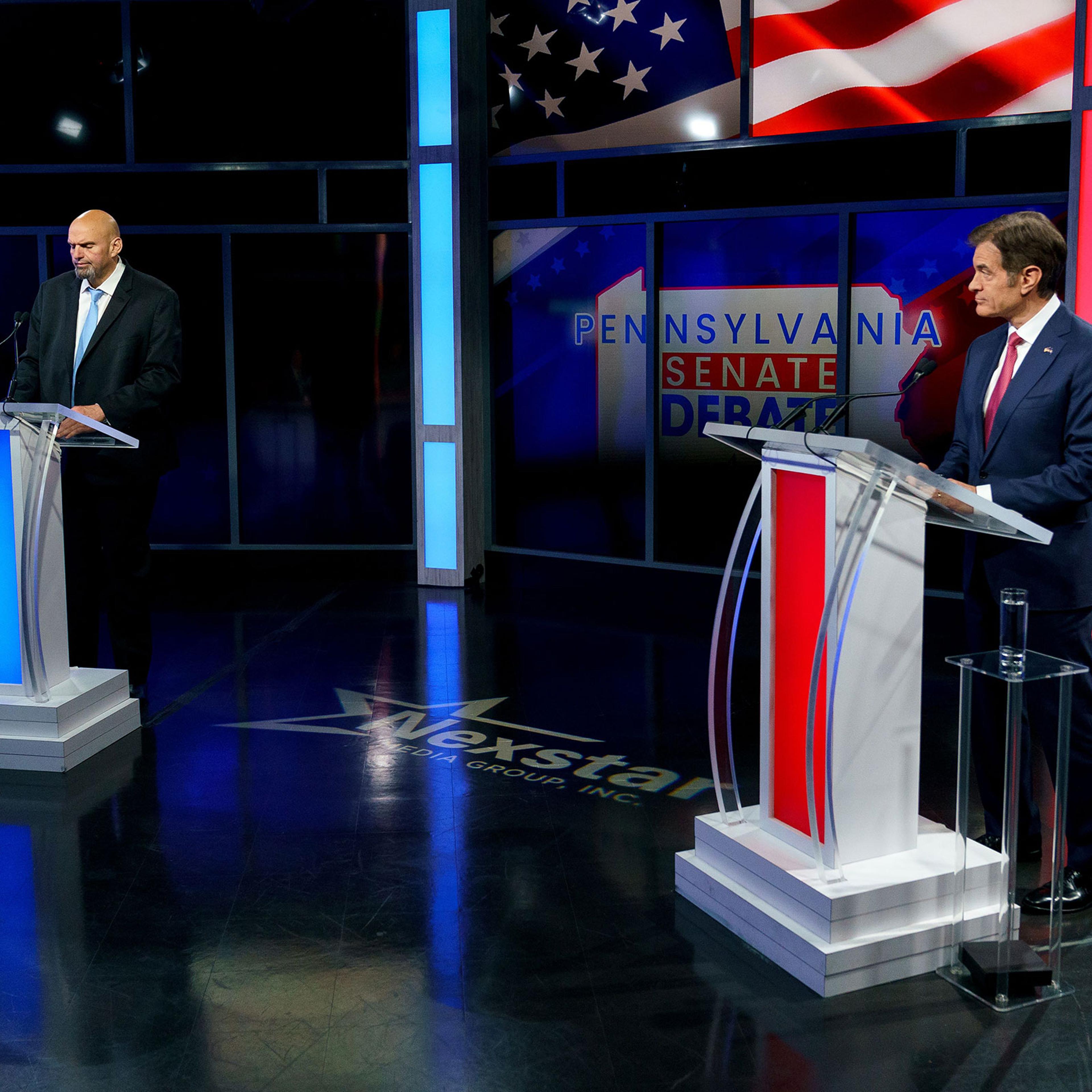 Nexstar Pennsylvania Senate Debate, Harrisburg, USA - 25 Oct 2022