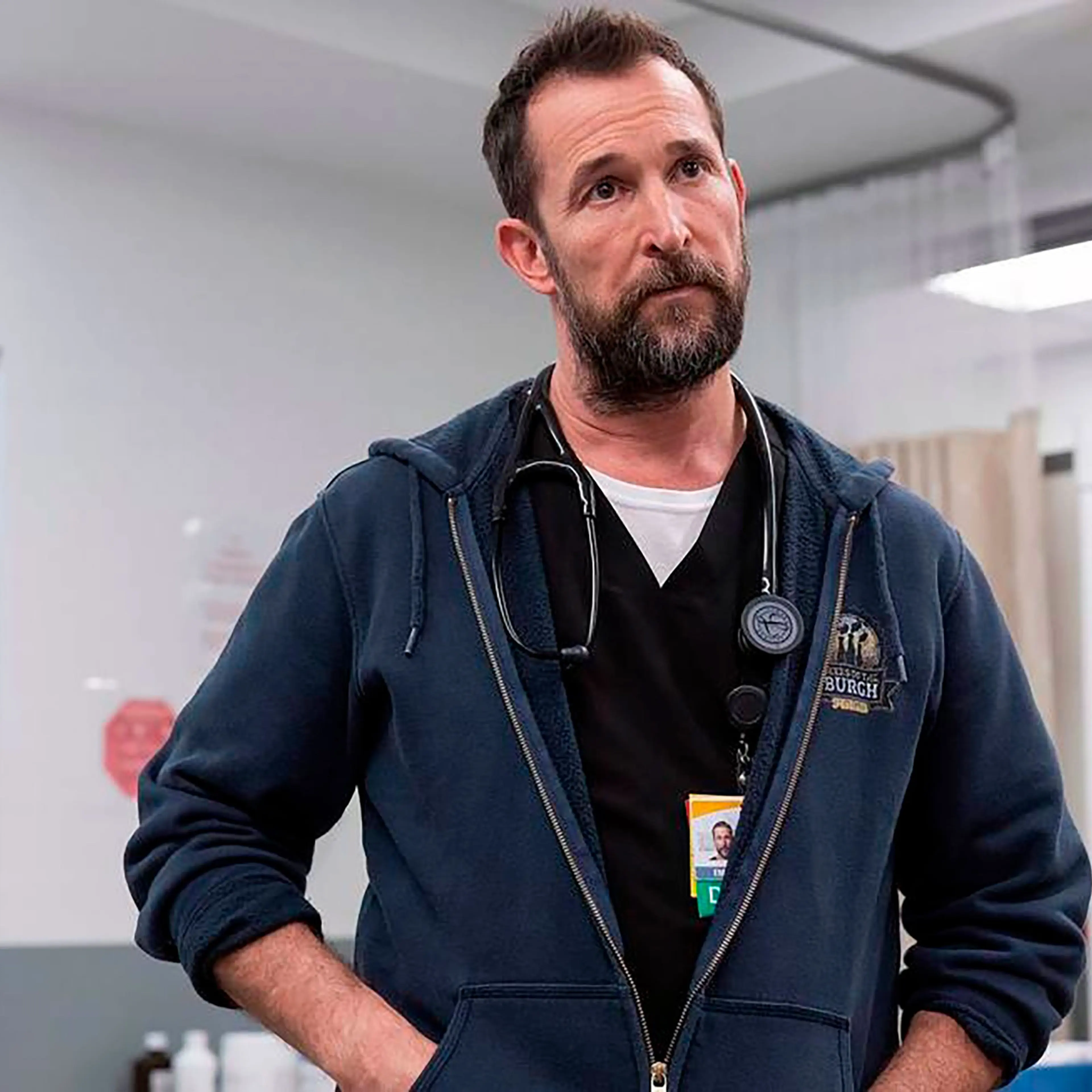 Noah Wyle in episode 8 of "The Pitt"