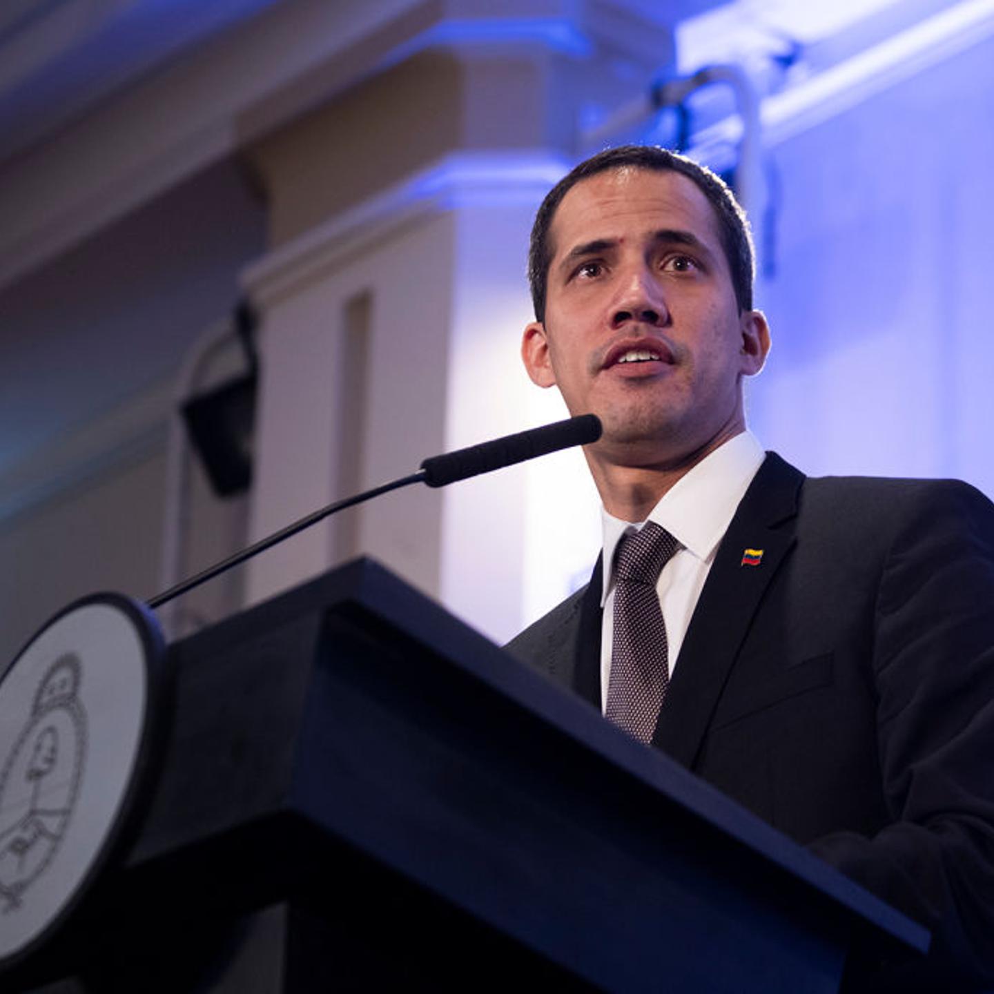 Press conference by Juan Guaido at the Palacio San Martín as part of his visit to Argentina