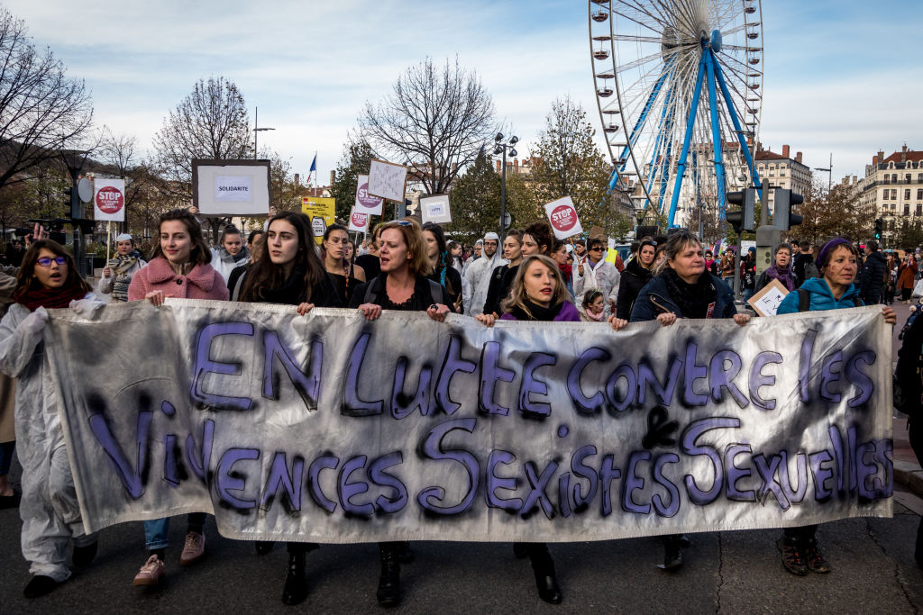 Protest Against Gender-based And Sexual Violence In Lyon