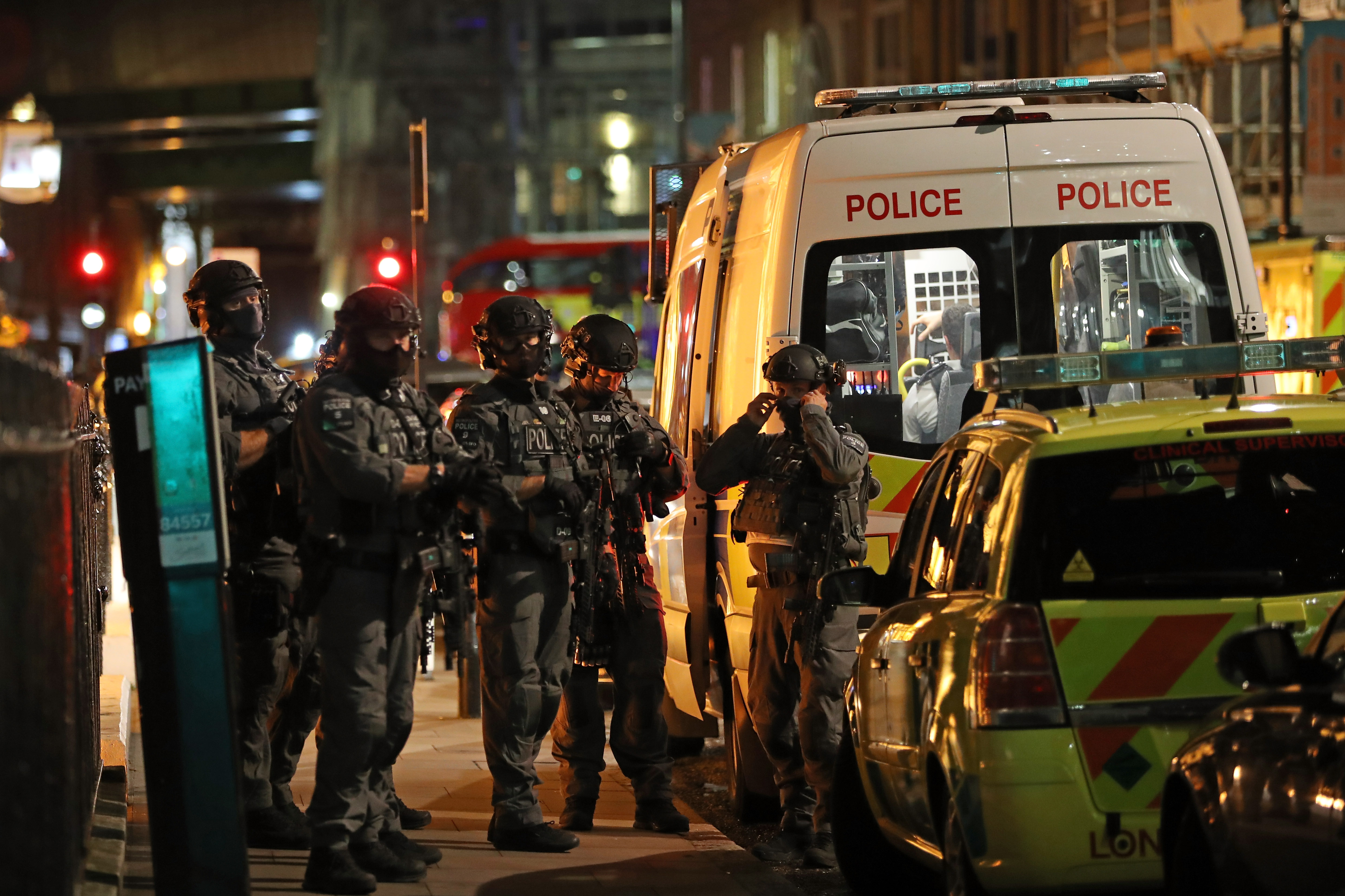 Police Attend Incident At London Bridge